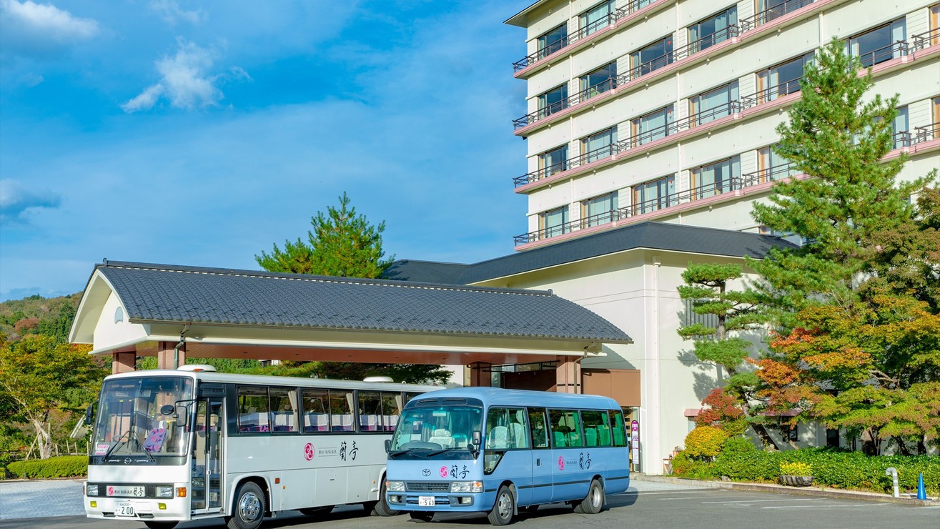 【送迎バス】ご宿泊のお客様は無料！仙台駅東口⇔蘭亭は平日運行中！(要事前予約)