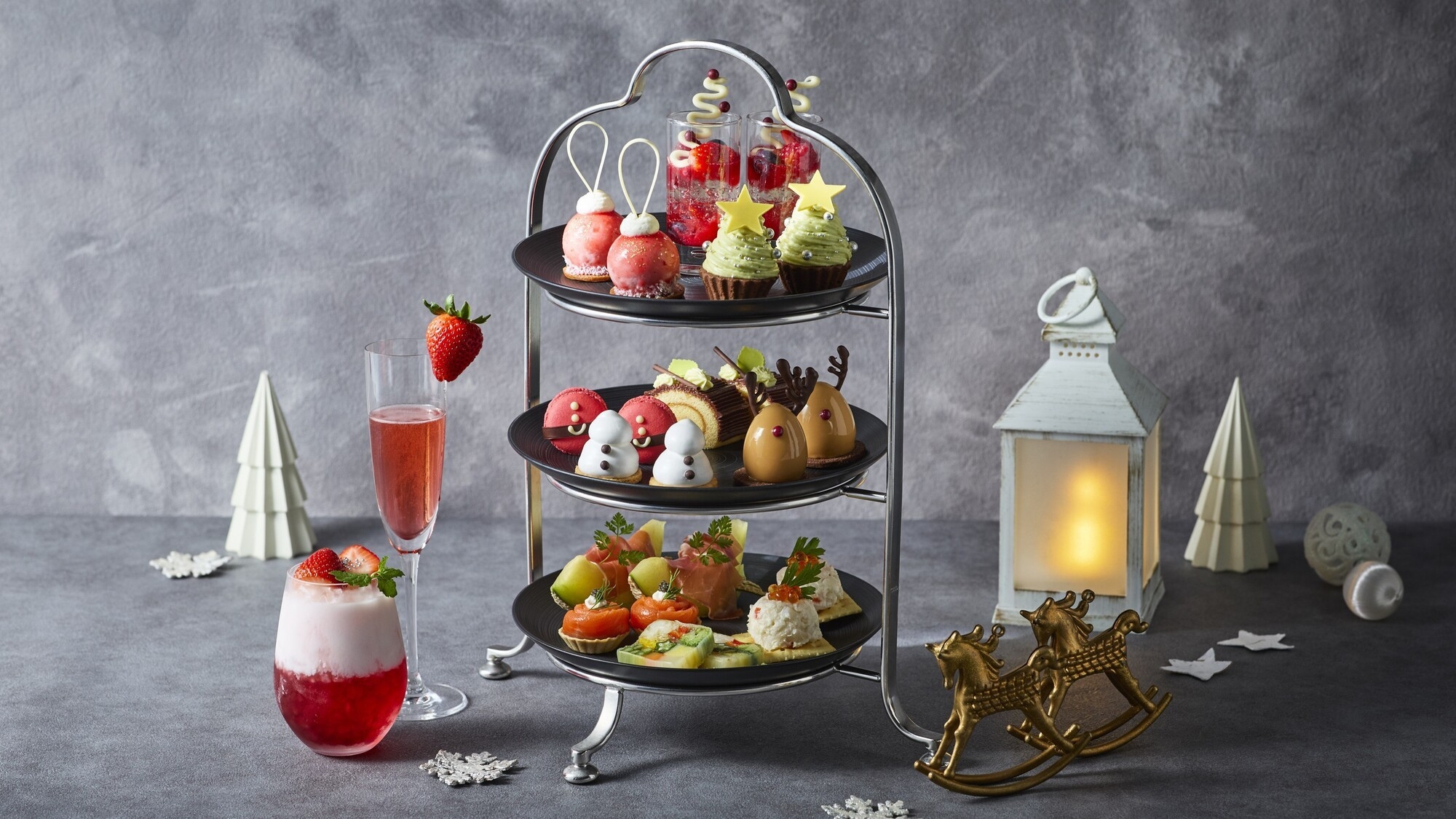 【1日3室限定】世界のChristmas Night×ホリデーハイティープラン