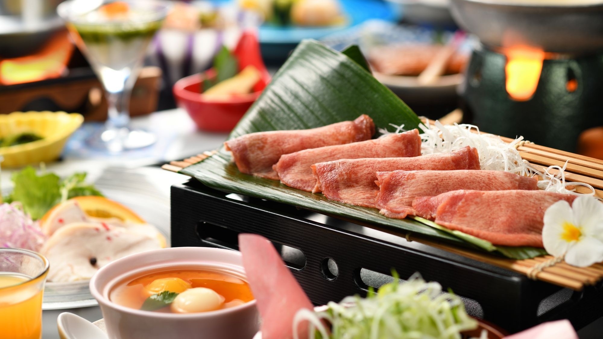 【楽天トラベル】◇当館スタンダード◇＜オールインクルーシブ＞宮城仙台名物「牛タン」のしゃぶしゃぶ御膳