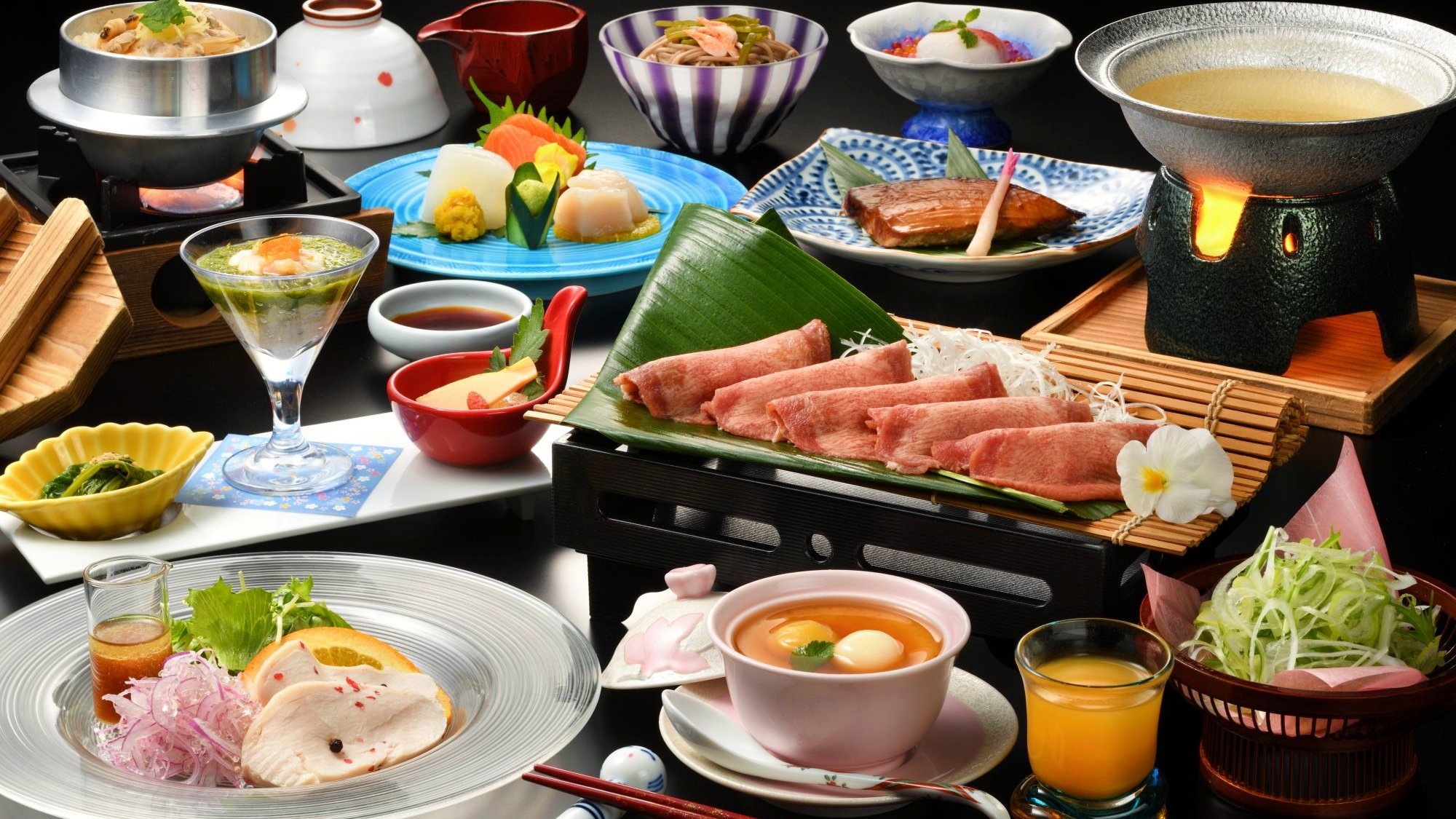 【楽天トラベル】◇直前割◇オールインクルーシブ＼最大1000円割引／『牛タン』のしゃぶしゃぶ御膳