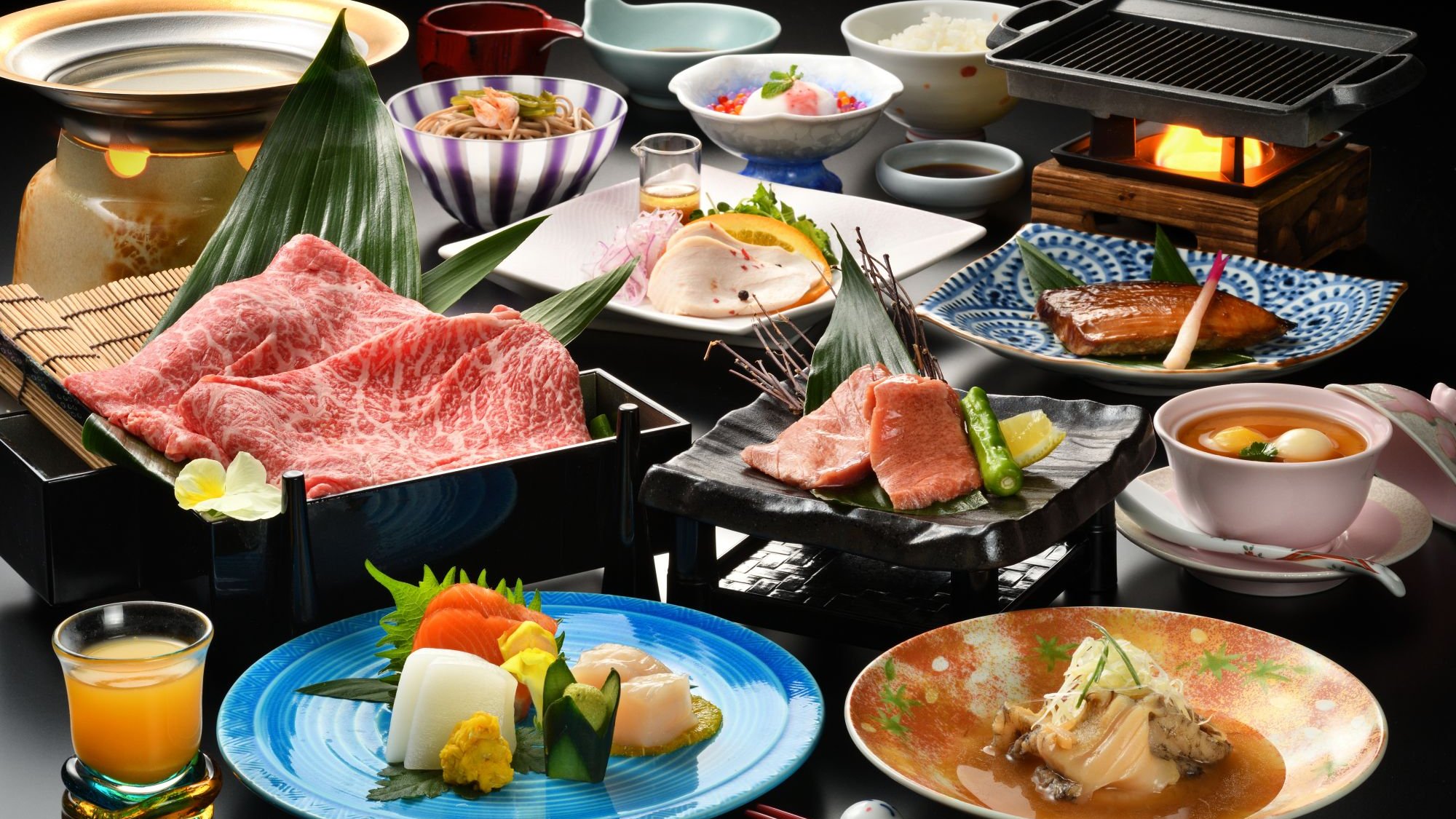 仙台牛御膳（2025年4月4日～　盛付例）