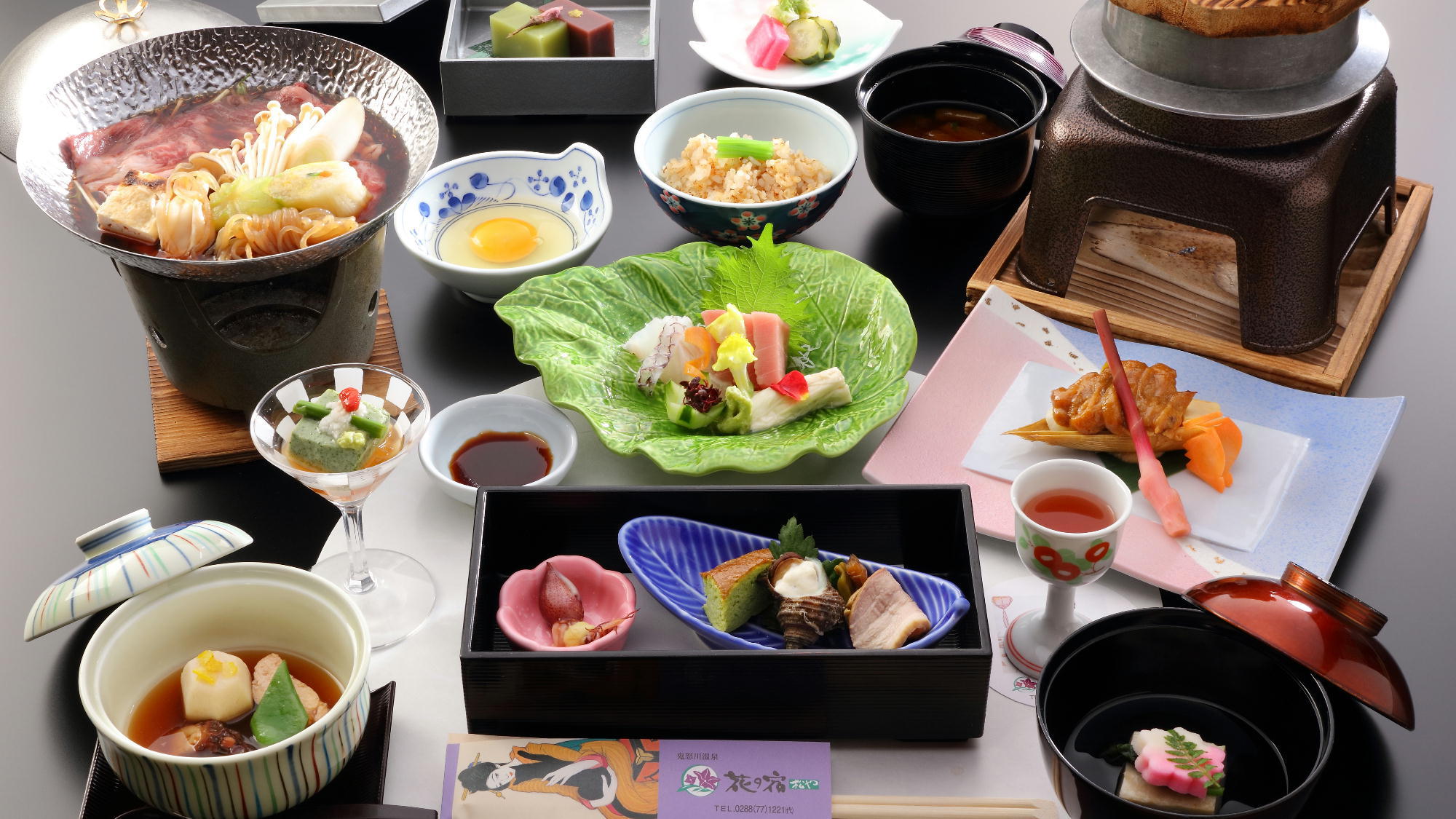 【ちょこっと贅沢プラスワン】旬の食材をふんだんに使用した自慢の会席料理が大人気♪