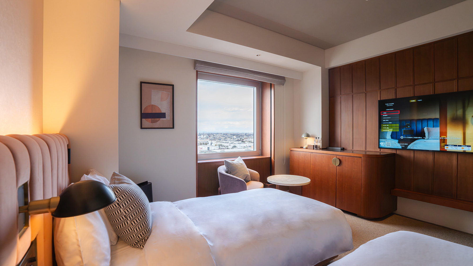 【マークスーペリアツイン 27㎡】コストパフォーマンス抜群◎ シンプルで快適な滞在