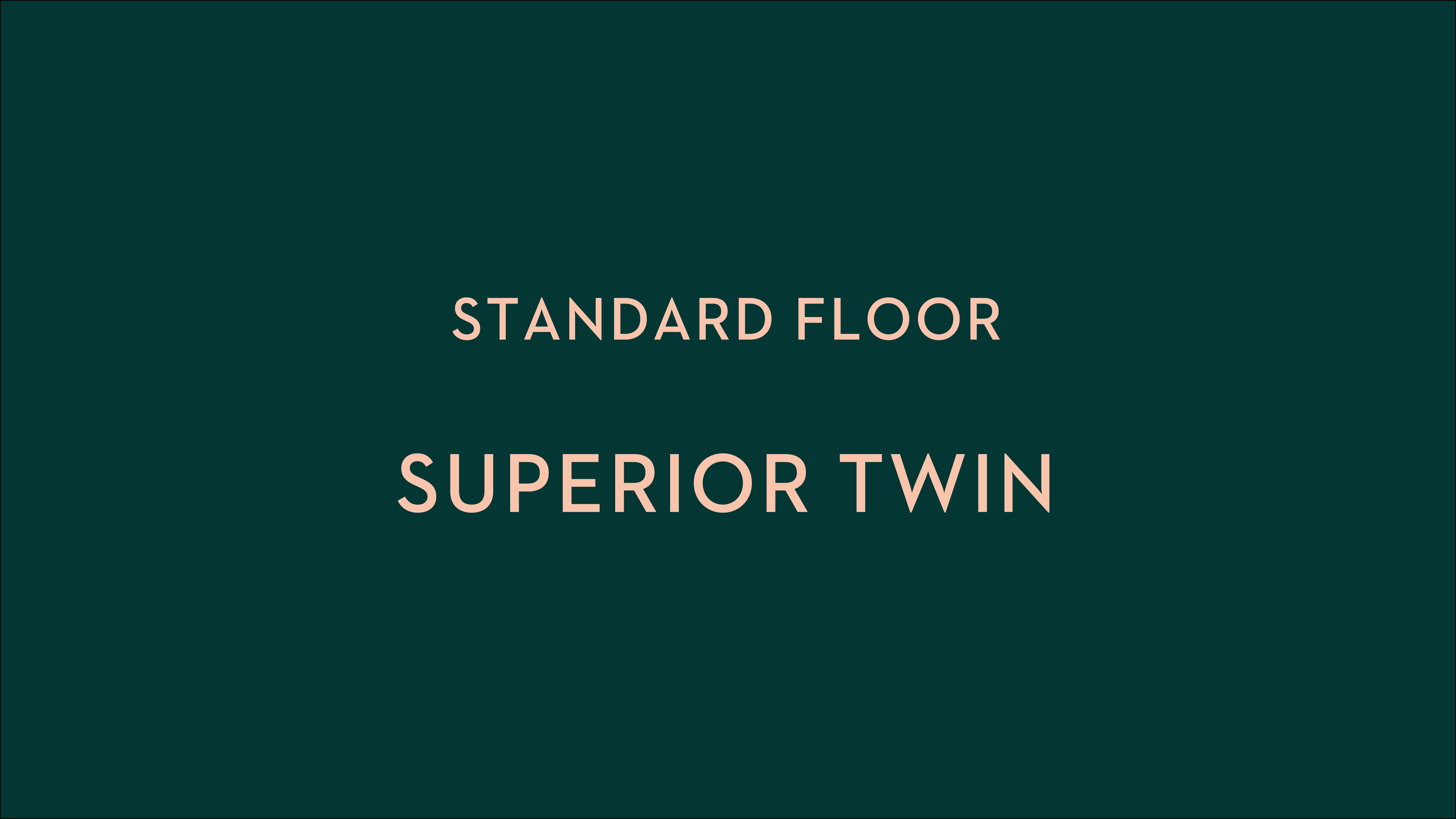 スタンダードフロア　スーペリアツインルーム（9階～12階）