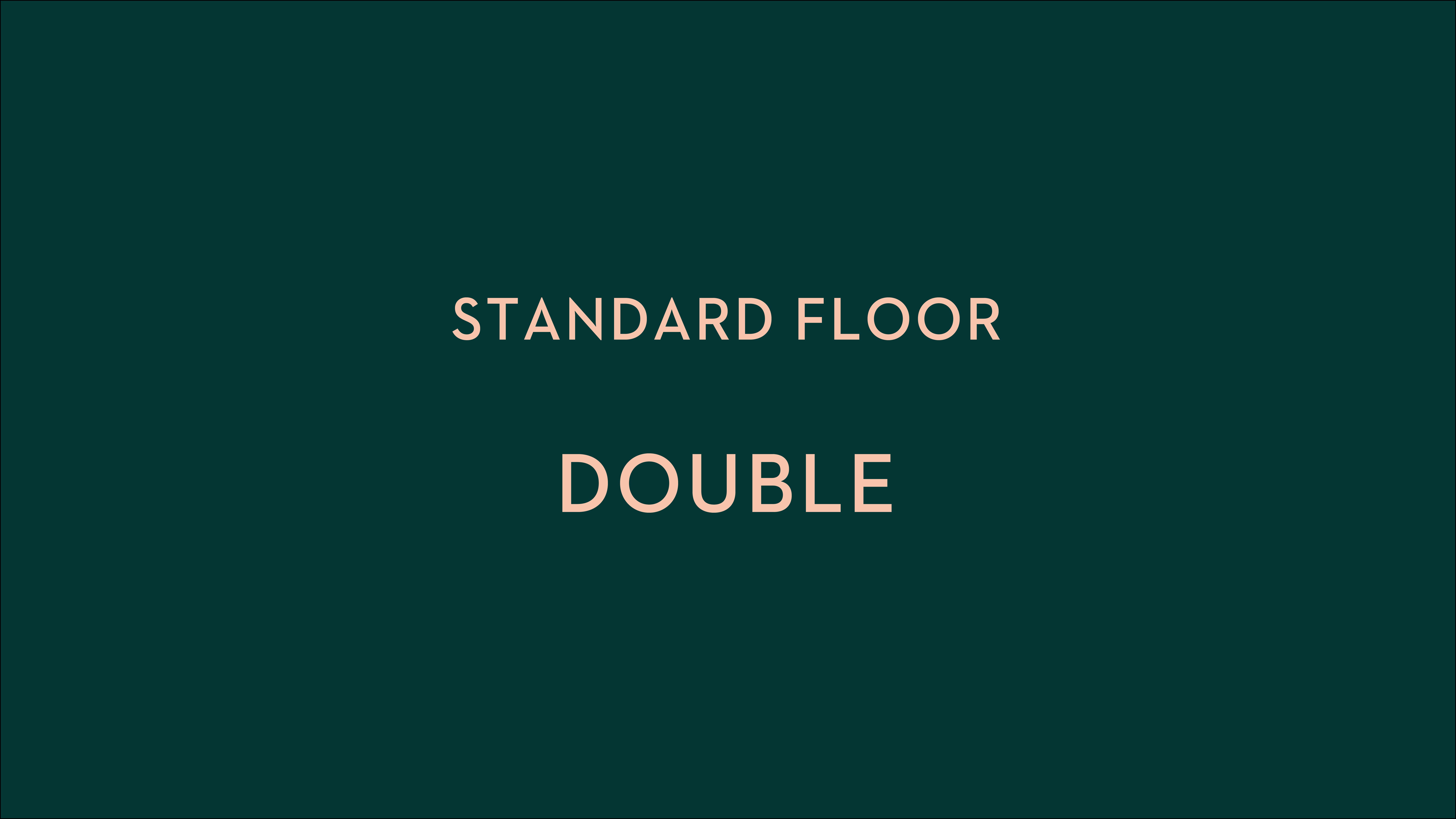 スタンダードフロア　ダブルルーム（9階～12階）