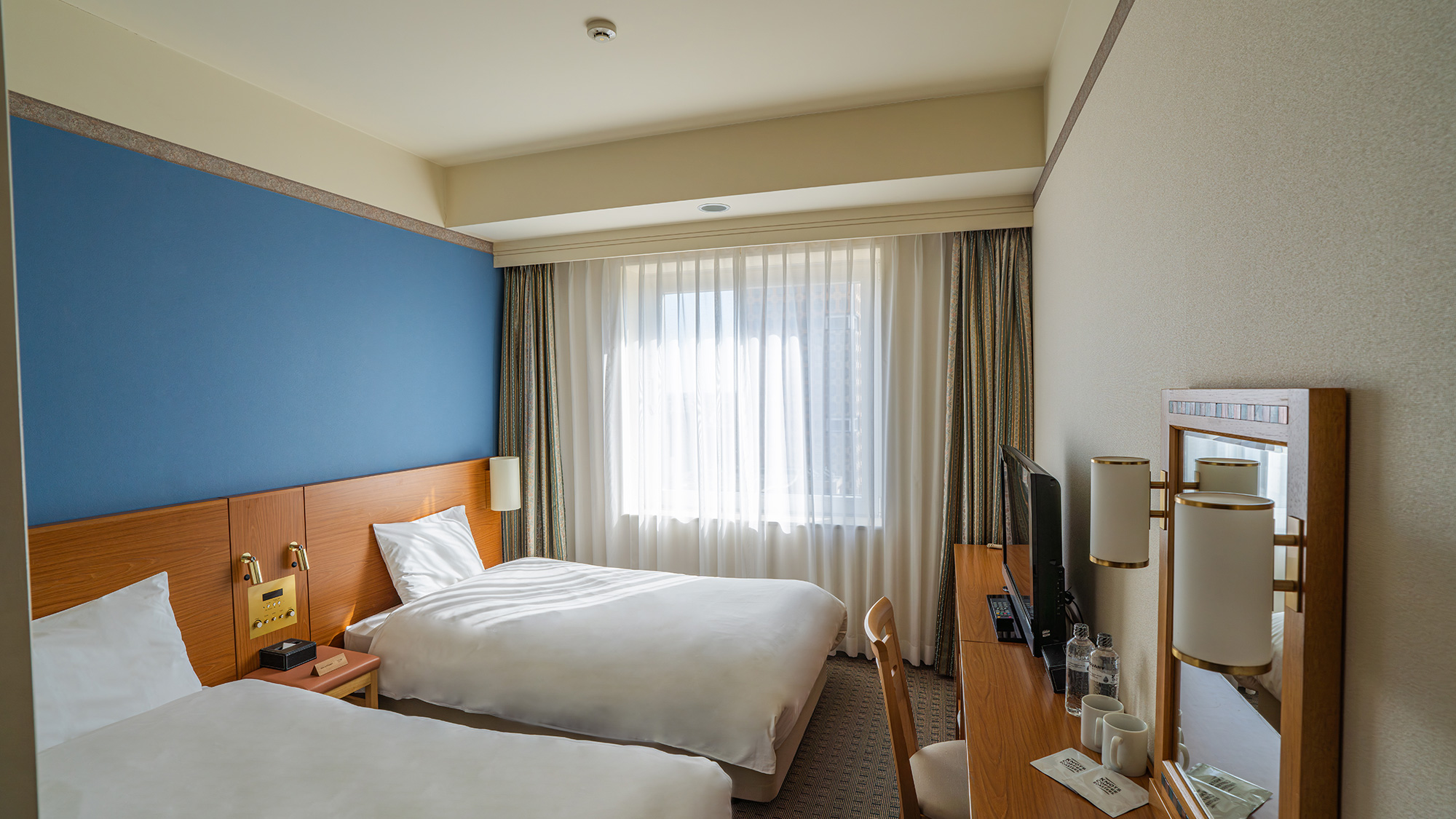 【シンプルツイン 22㎡】機能的＆快適◎ ビジネス・観光に最適な客室