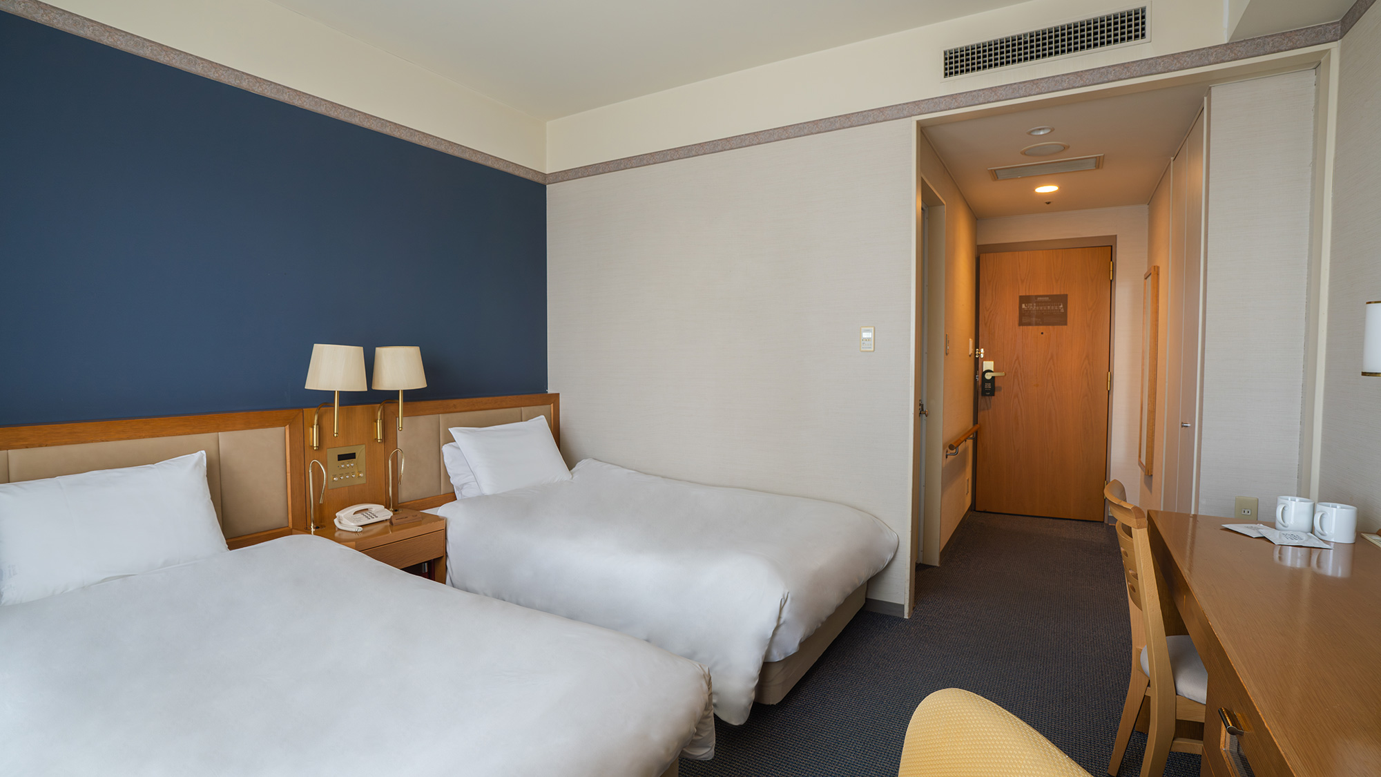 【スタンダードツイン 24㎡】ビジネス＆レジャーに◎ ちょうど良いサイズのツインルーム