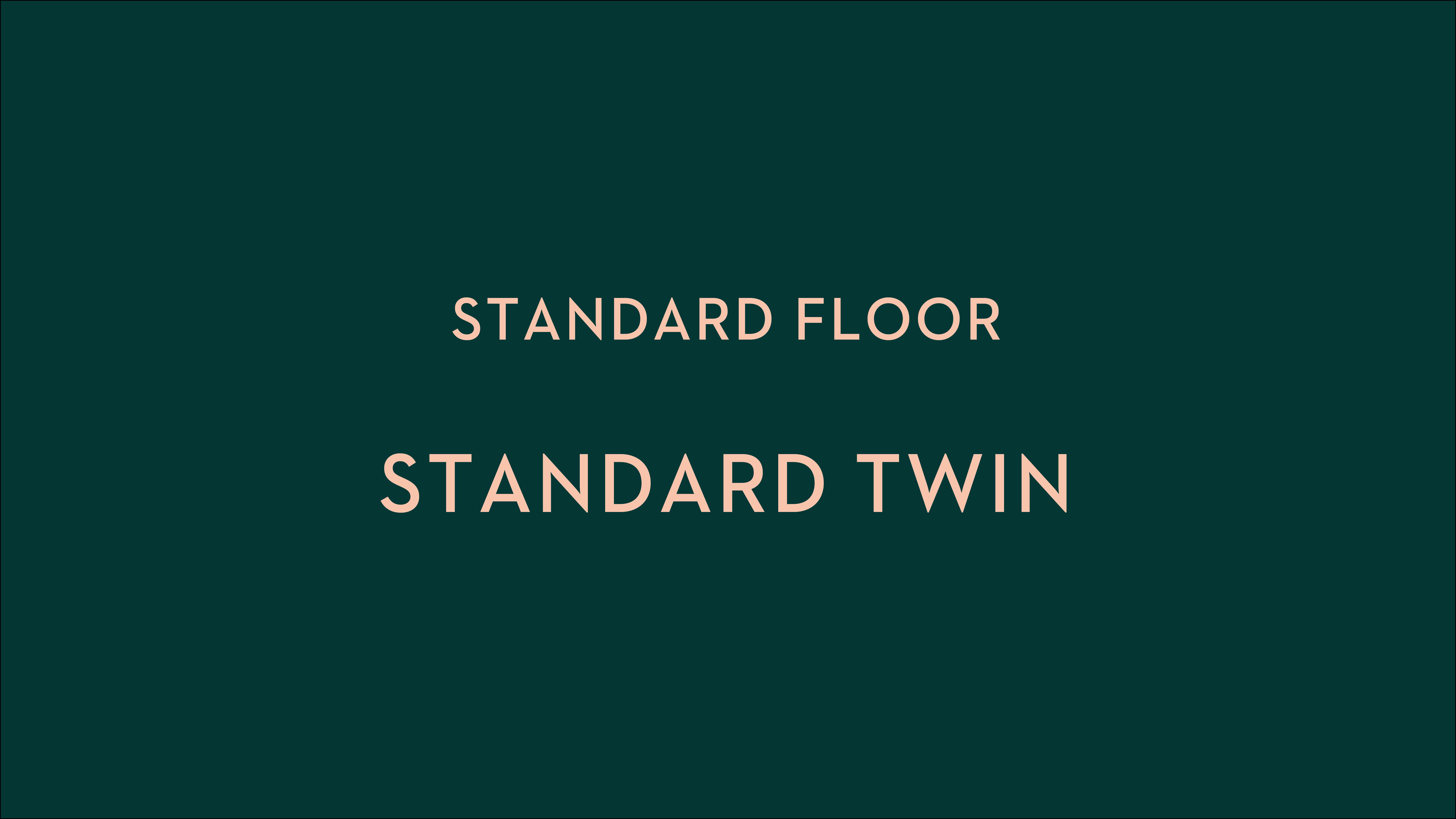 スタンダードフロア　スタンダードツインルーム（9階～12階）