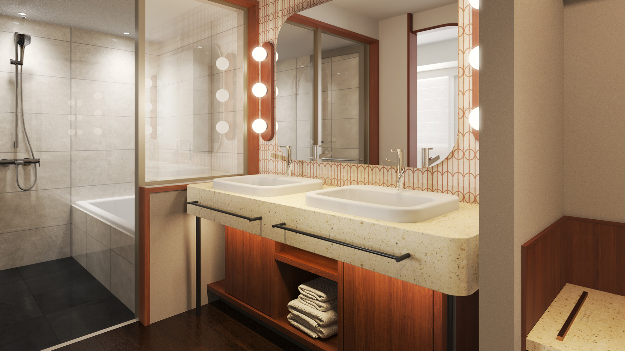 グランドアッパーツイン｜48平米・駐車場無料・フリーフロー