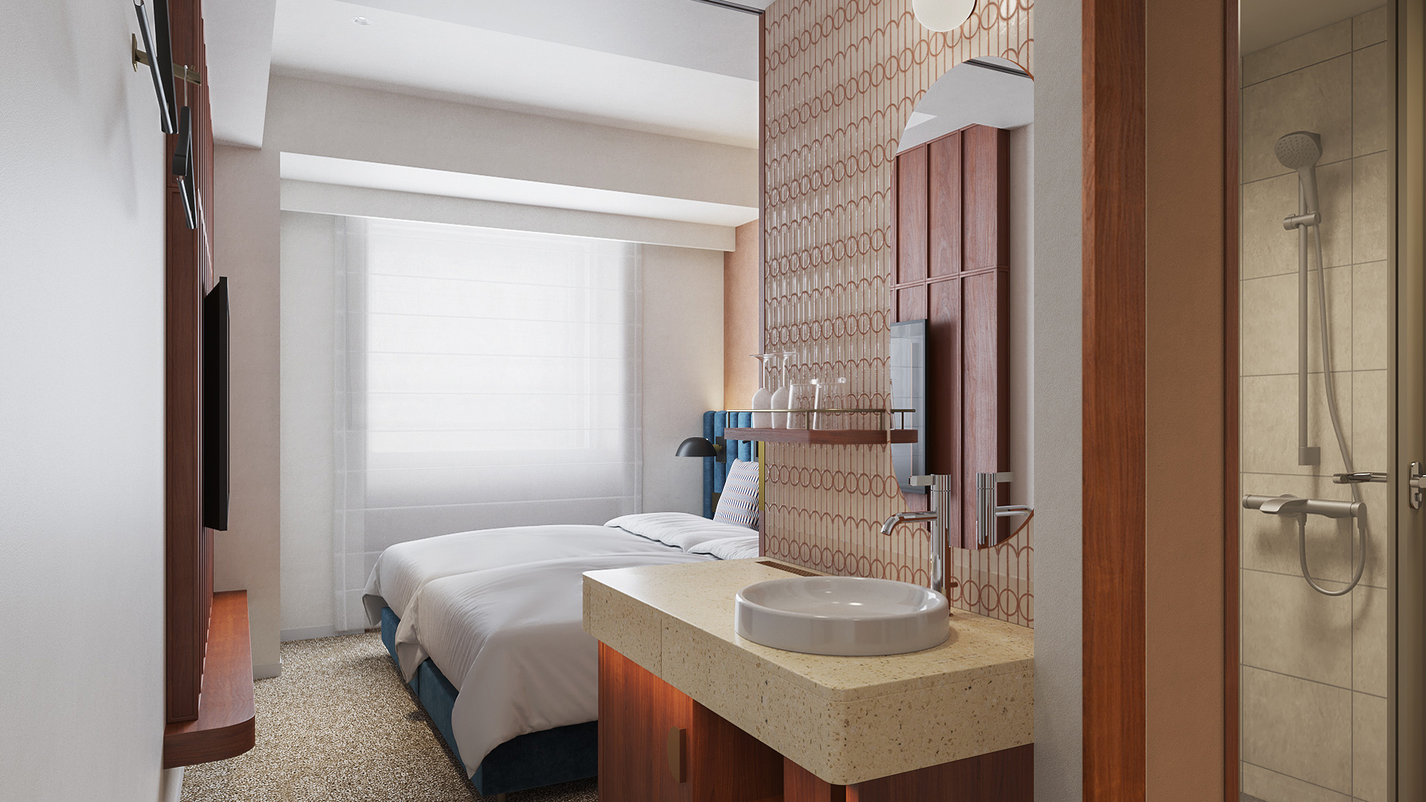 マークシンプルツイン｜19平米・駐車場無料・フリーフロー