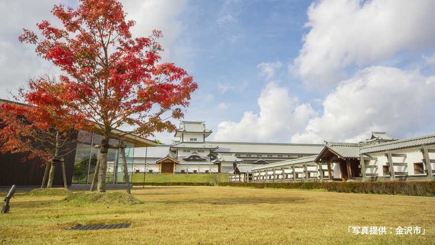 金沢城公園　ホテル目の前