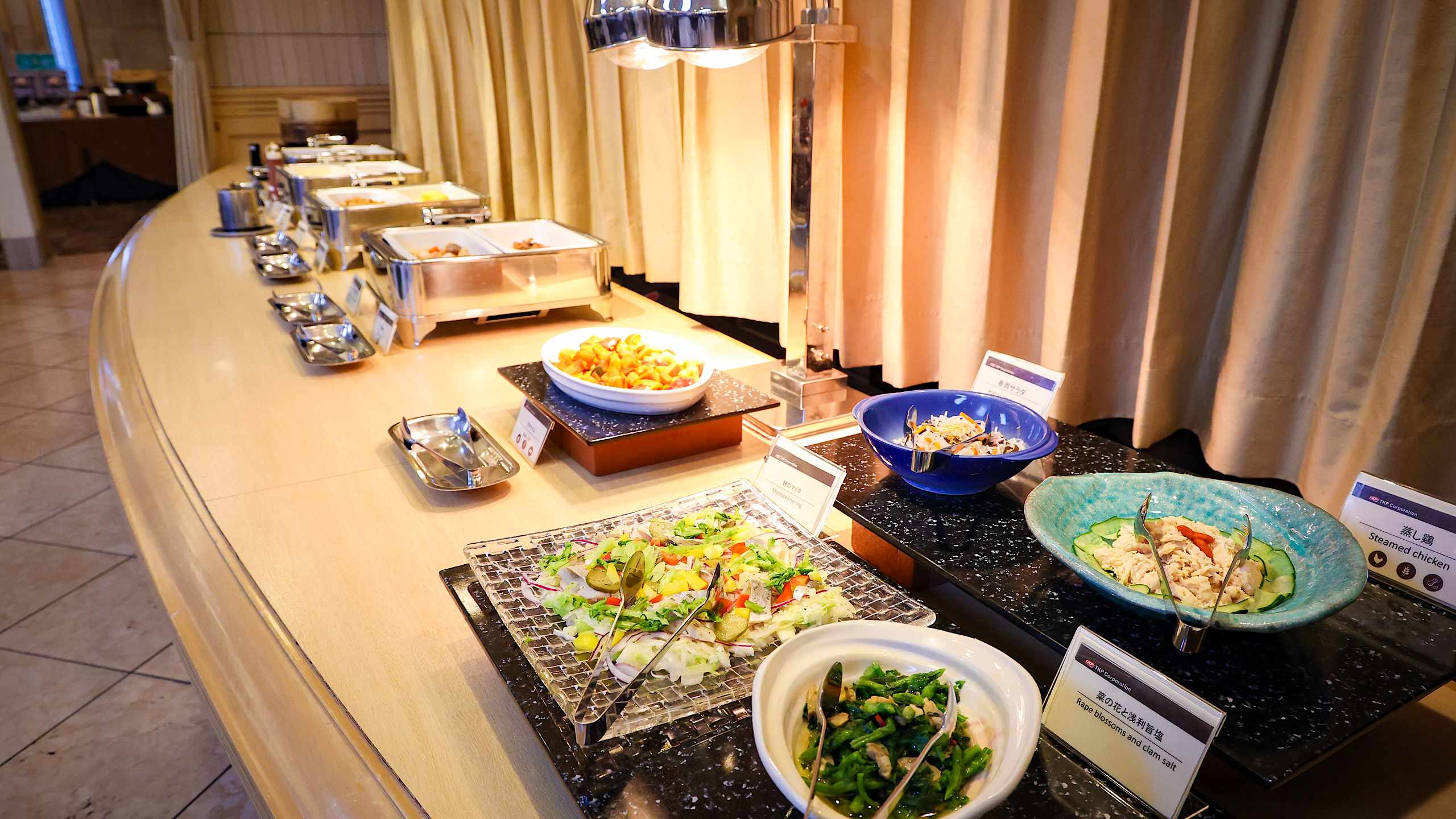 【朝食ビュッフェ】ビュッフェコーナー