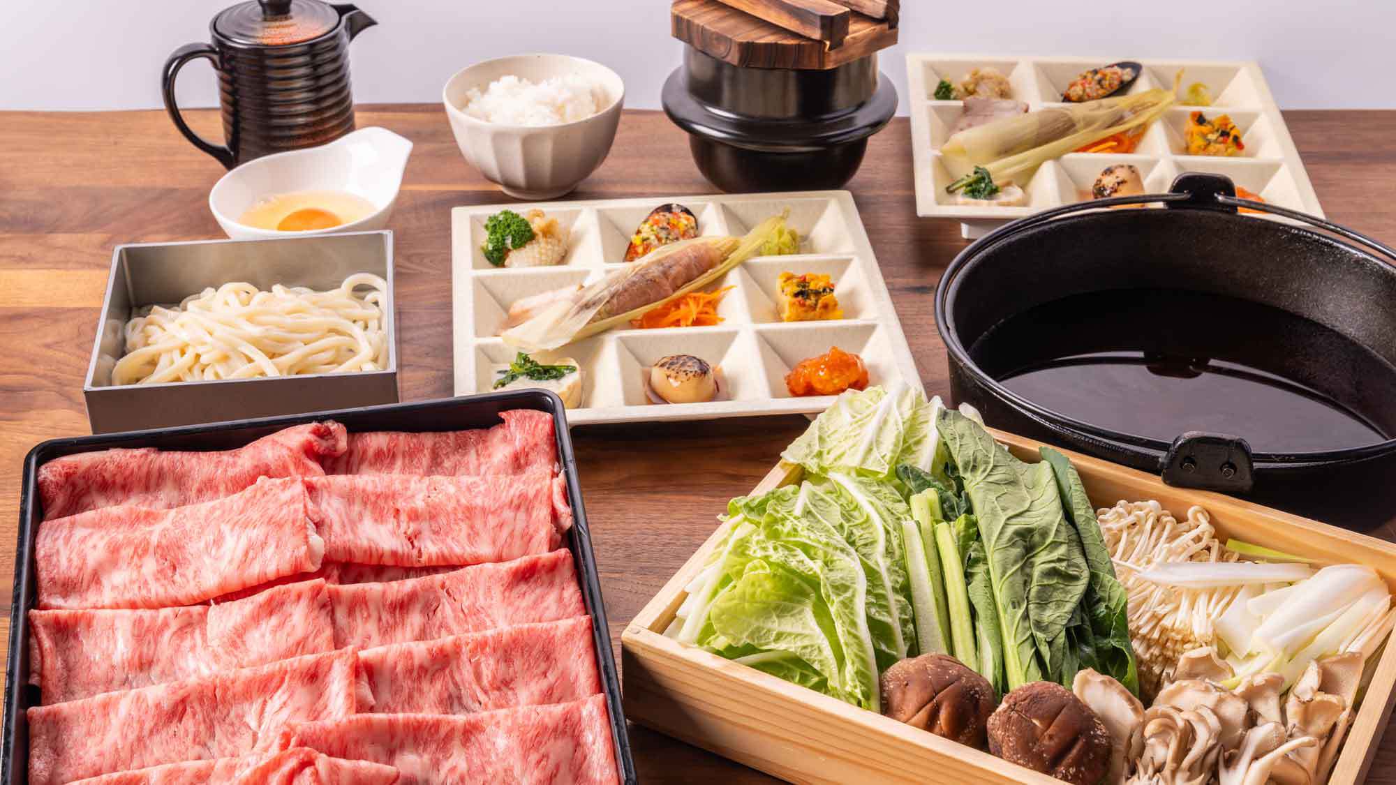 【プレミアム★すき焼きプラン】とちぎ和牛の柔らかお肉に至福のひととき♪部屋食で愛犬も安心（2食付）