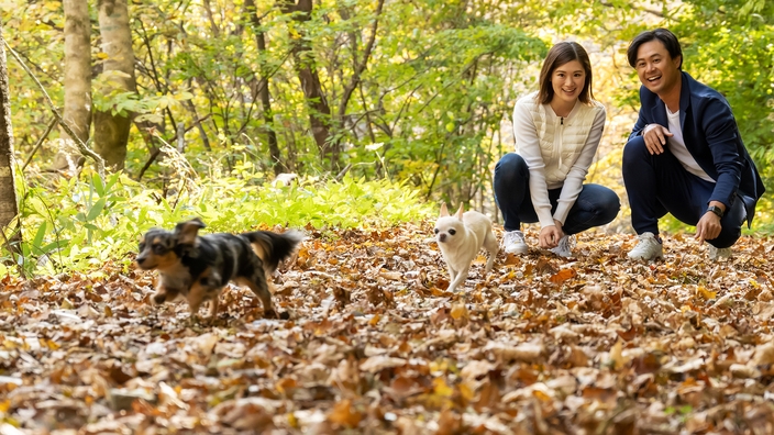 【お日にち限定！】ペット可コテージで愛犬と過ごす那須のひと時★9時チェックアウト＜部屋食・すき焼き＞