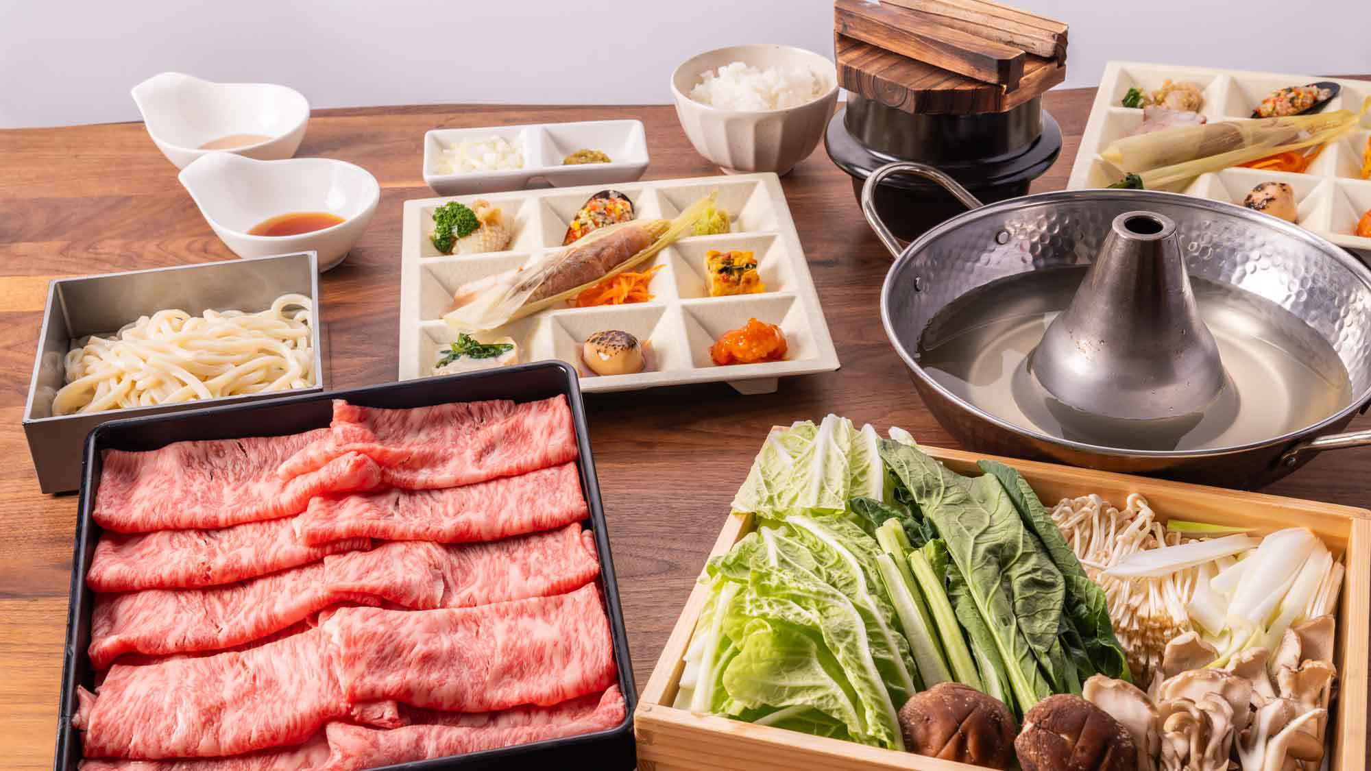 【プレミアム★しゃぶしゃぶプラン】とちぎ和牛の柔らかお肉に口福のひととき♪部屋食で愛犬安心（2食付）