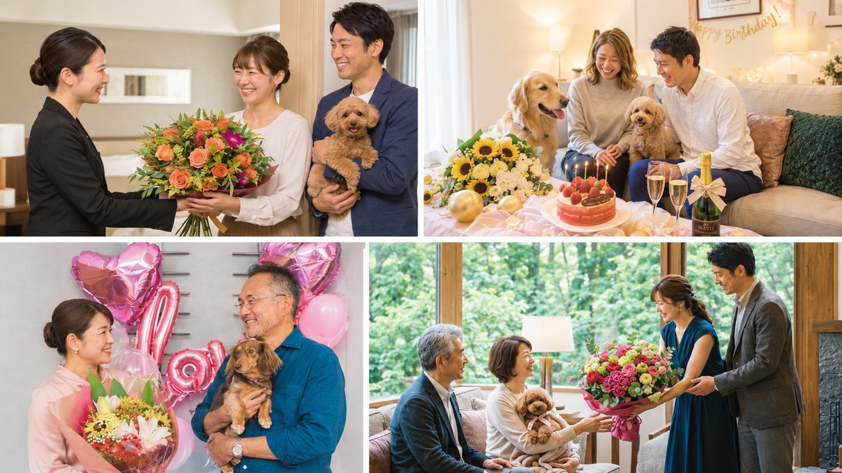 【記念日コンシェルジュ付】愛犬とともにお祝い♪那須で過ごす特別なアニバーサリープラン《レストラン食》