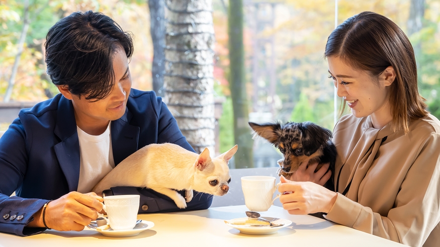 館内どこでも愛犬同伴可能♪