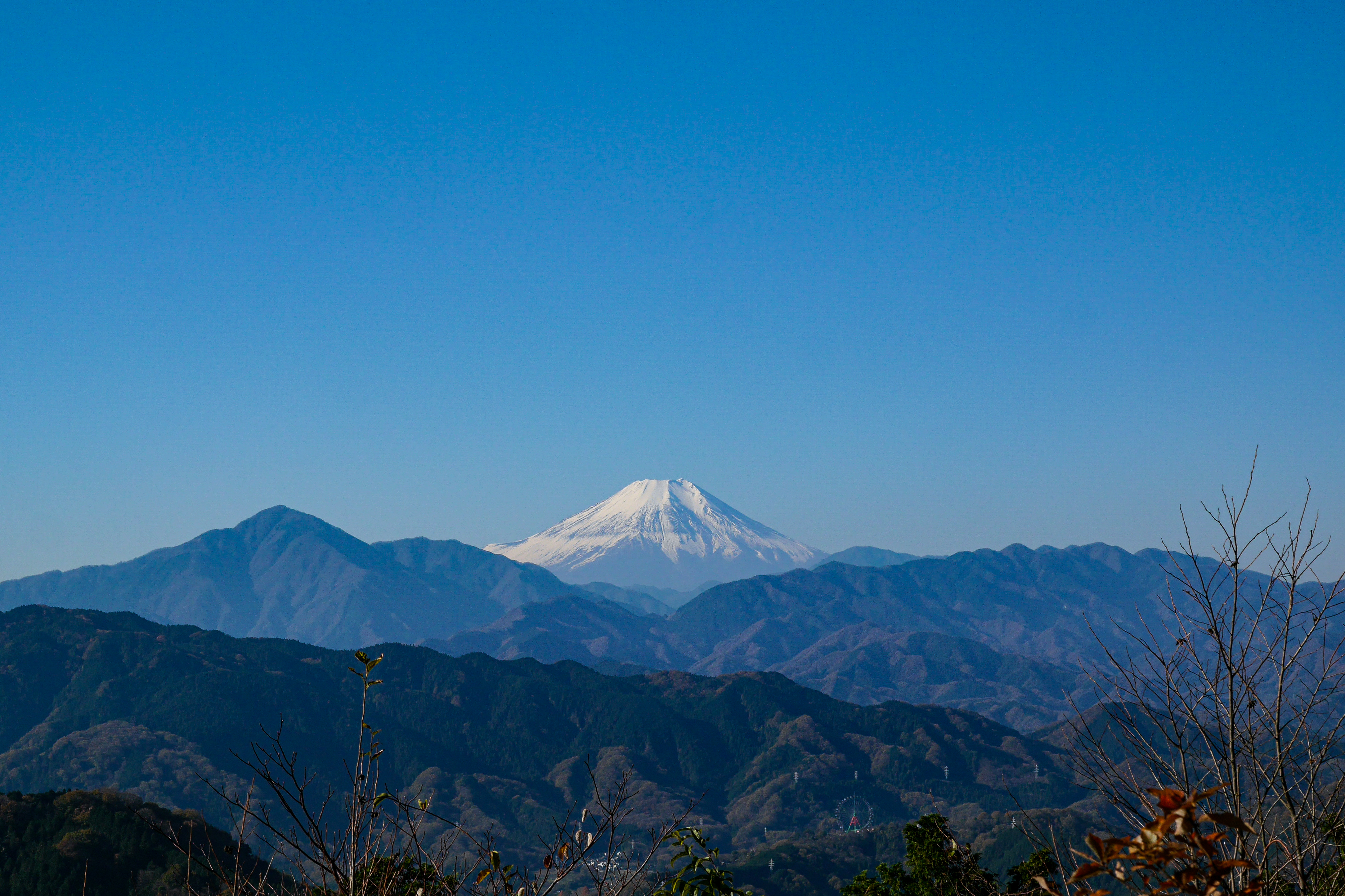 高尾山よりの富士山