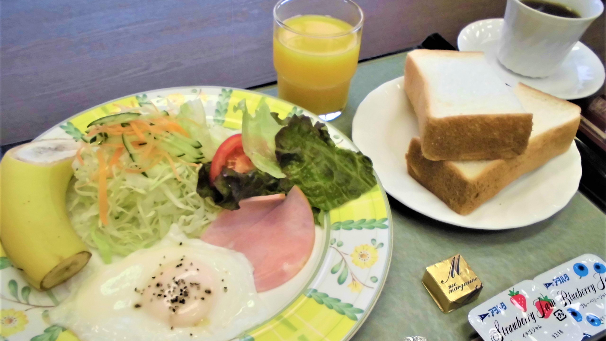 【洋朝食】朝は軽めで、という方にオススメの洋朝食。