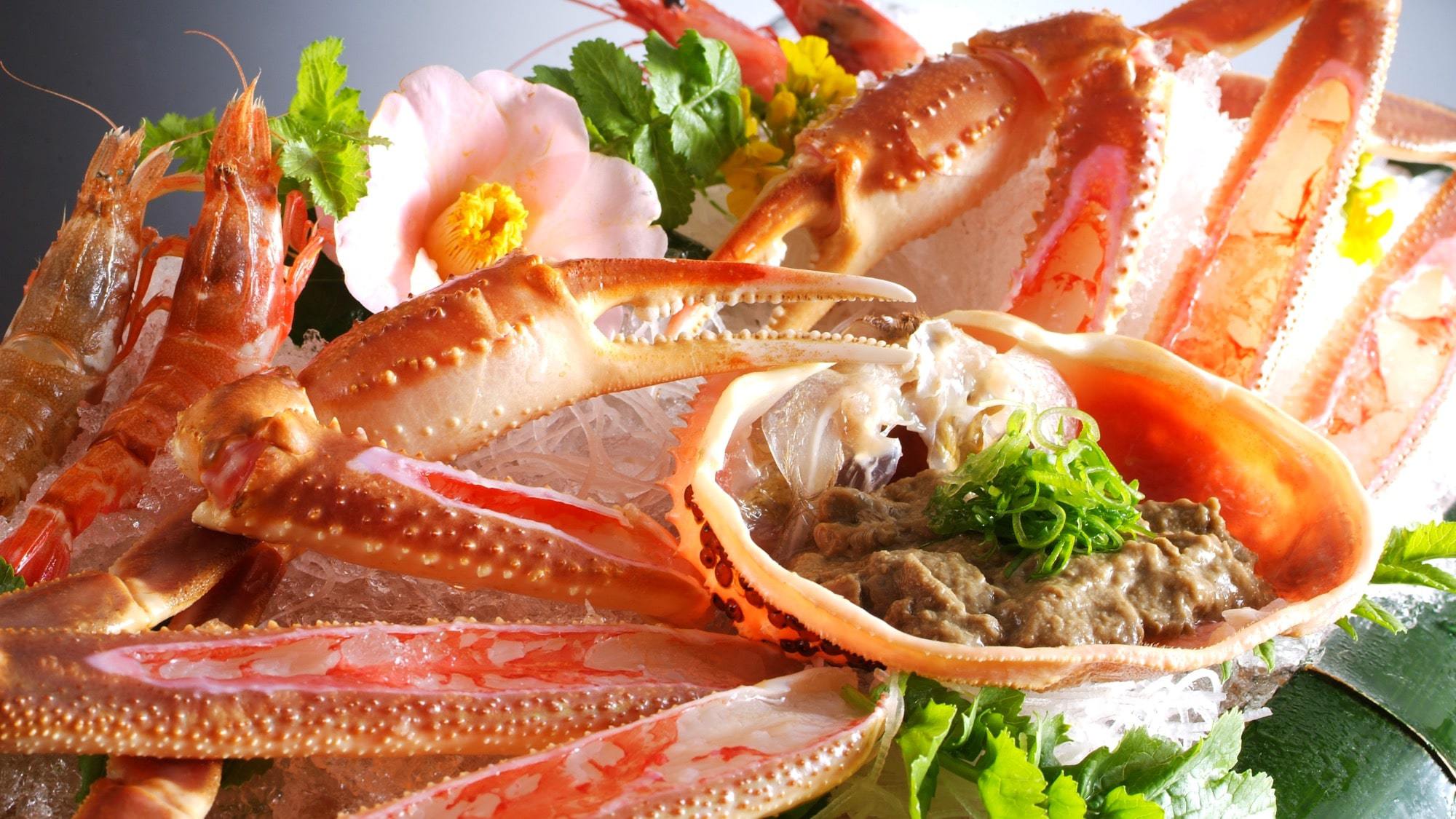 【炭火焼】or【茹蟹】お好みで選べる松葉がに1.6杯コース｜部屋食・個室食（11月6日〜）