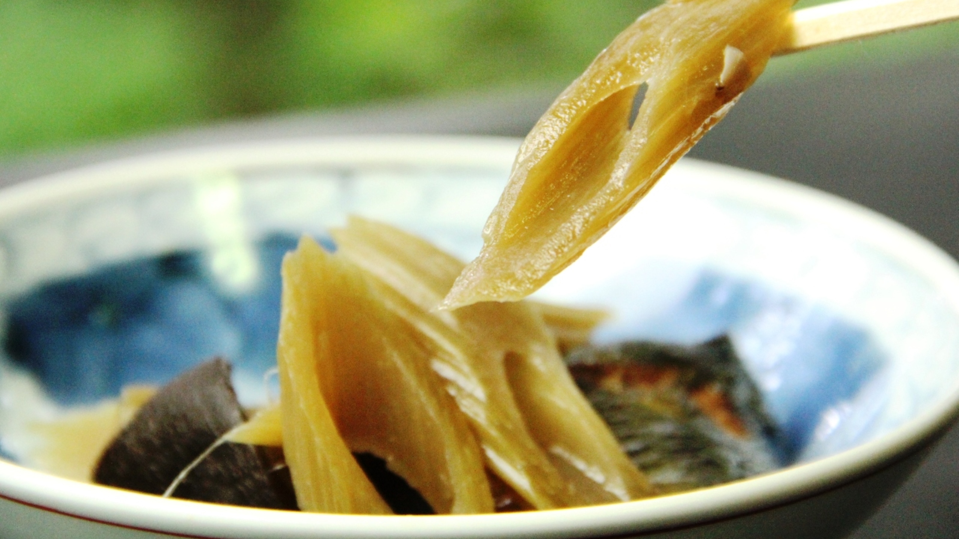 ★【夕食一例】ハチクとみがきニシンの炊き合せ