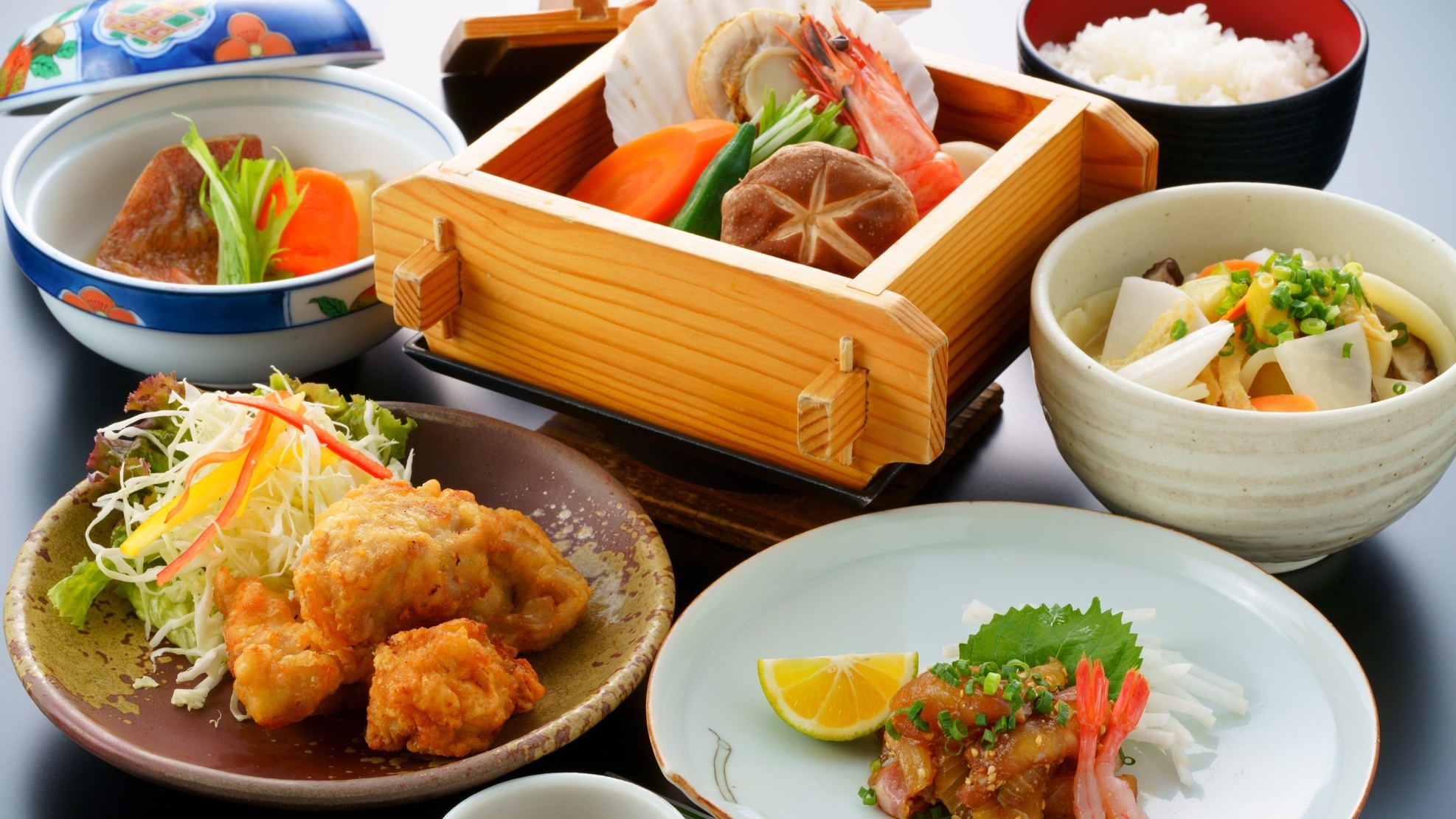 大分名物料理の夕食付！期間限定（1泊２食） 1日１０室限定