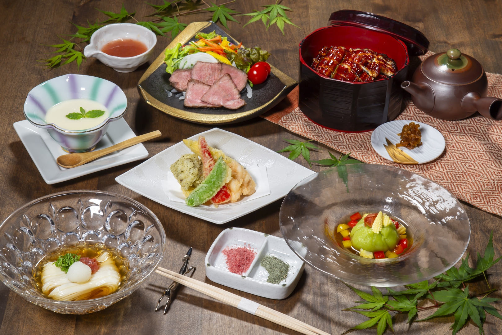 【1日10食限定】秘める茶どころ・奈良の大和茶を味わい尽くす大和茶御膳（夕・朝食付）