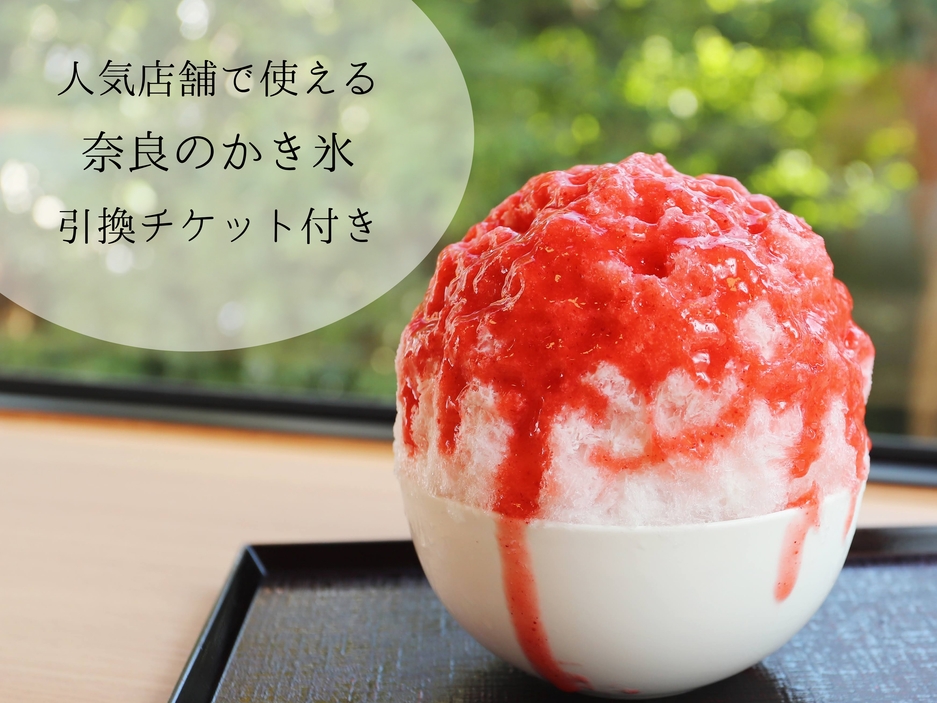 【夏のひんやり涼体験】氷のまち・奈良で楽しむ！厳選かき氷店で使えるチケット付きプラン（夕・朝食付）