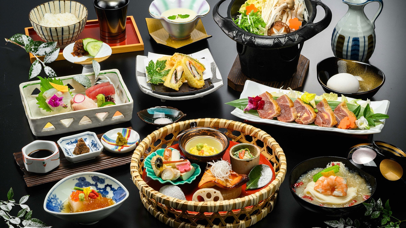 【大和会席〜古都の彩〜】奈良食材をふんだんに使った日本料理で、冬の奈良旅を食から満喫（夕・朝食付）