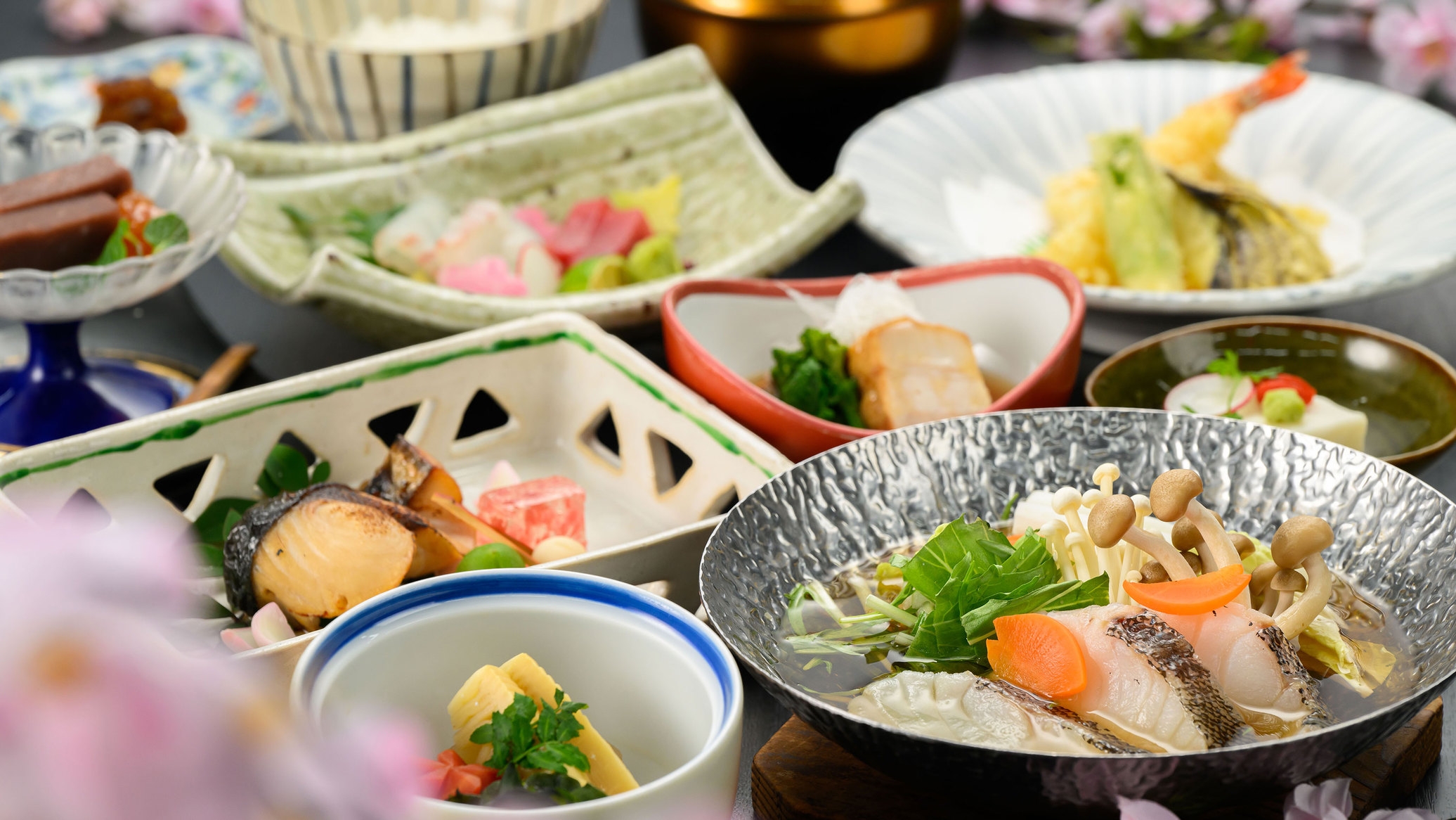 【旬彩御膳】奈良ものと季節の食材を使った日本料理を、気負わずおいしくカジュアルに♪（夕・朝食付）