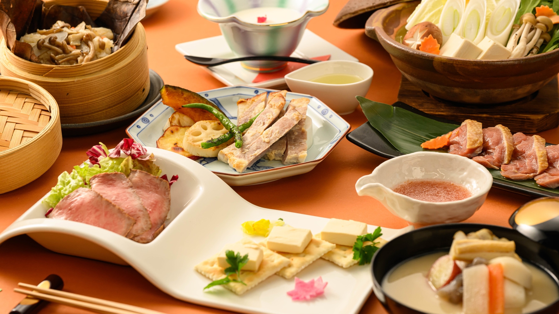 旅する大人の冬ごもり旅〜奈良のブランド肉三種を味わう飛鳥酒香会席〜（夕・朝食付）