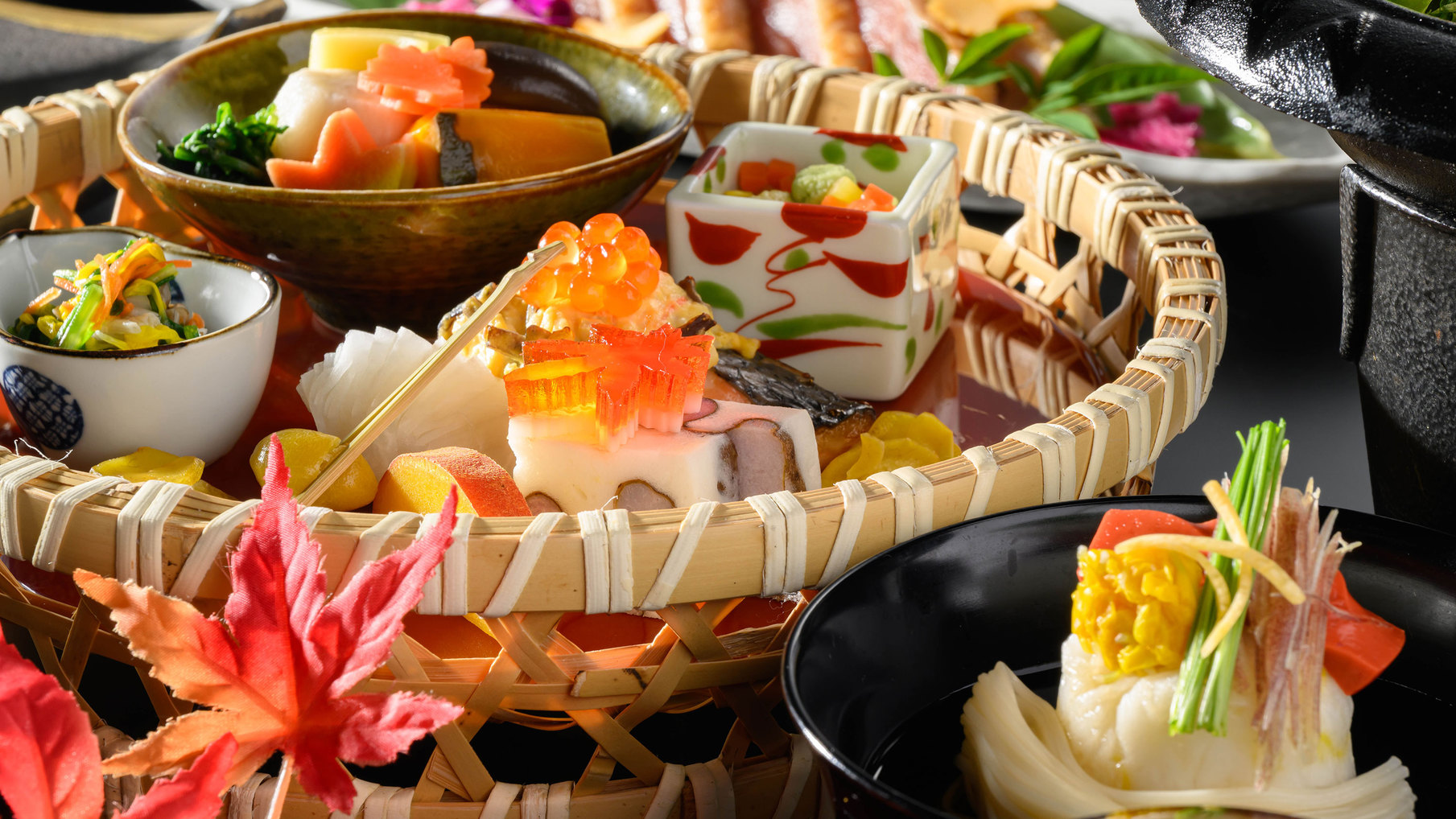 【大和会席〜古都の彩〜】奈良食材をふんだんに使った日本料理で、秋の奈良旅を食から満喫（夕・朝食付）