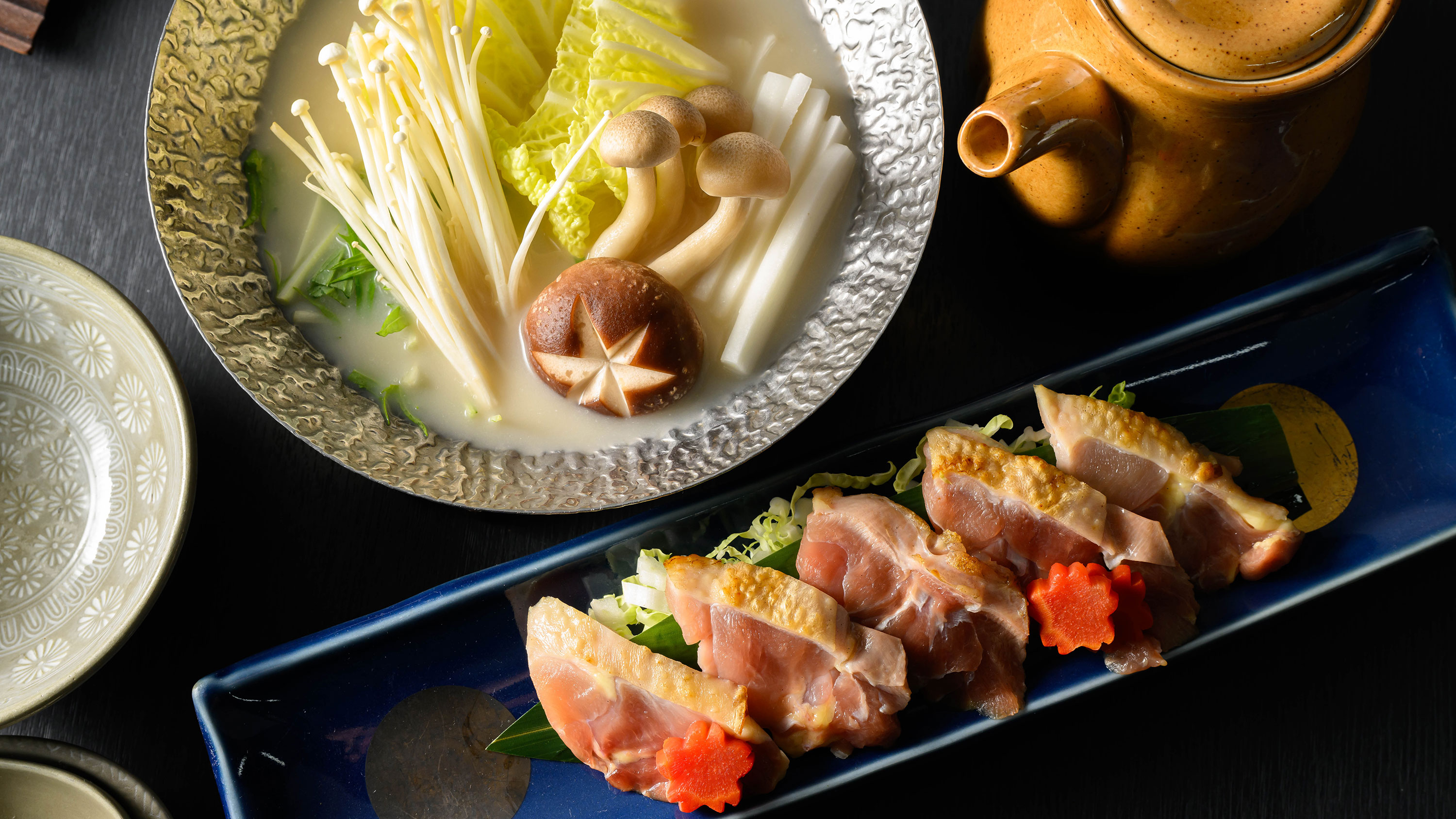 【大和会席～古都の彩～】小鍋のお味を飛鳥鍋風に変更可能です。