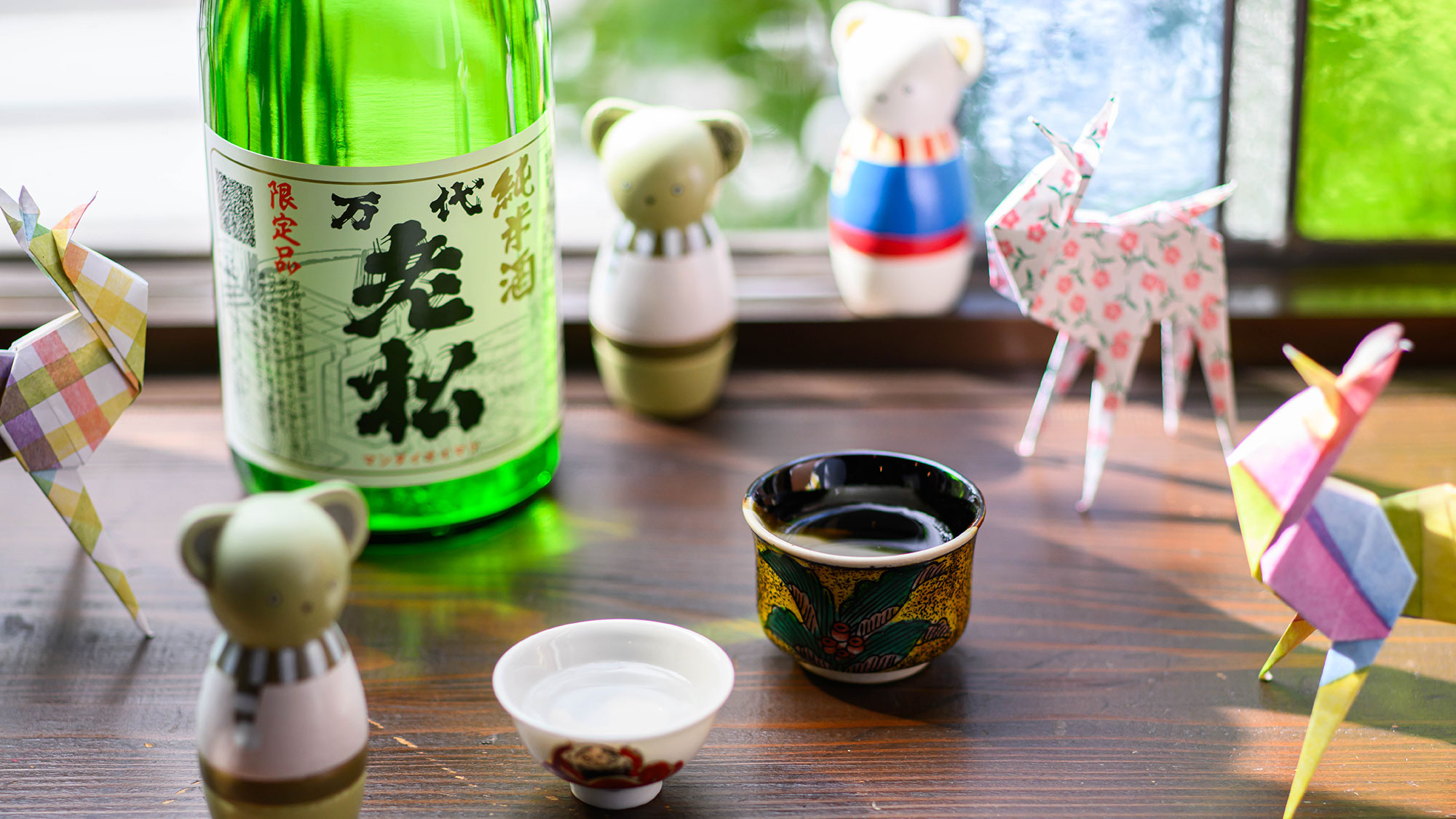 【ウェルカムドリンクサービス】日替わりで奈良の地酒もご用意しております。。