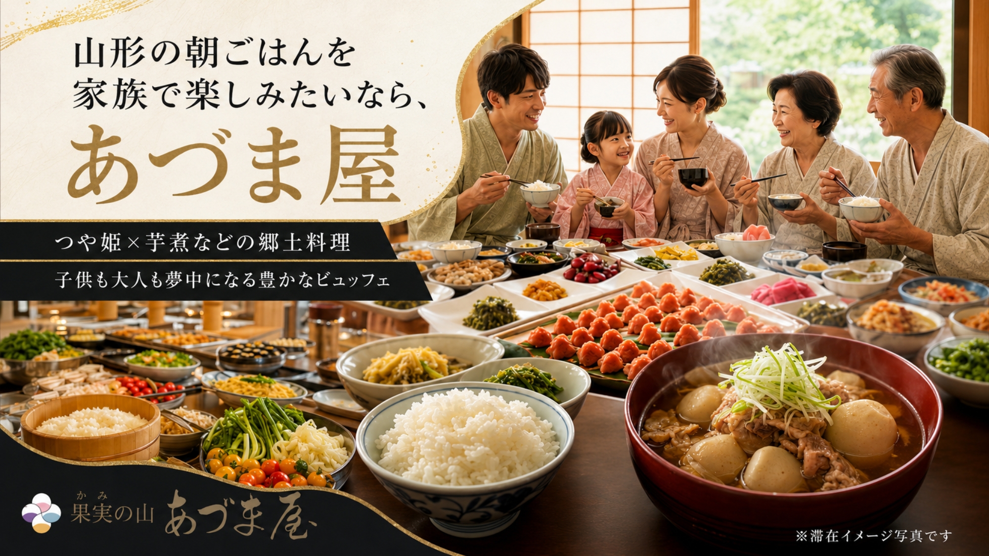 朝の朝ごはんを家族で楽しみたいならあづま屋