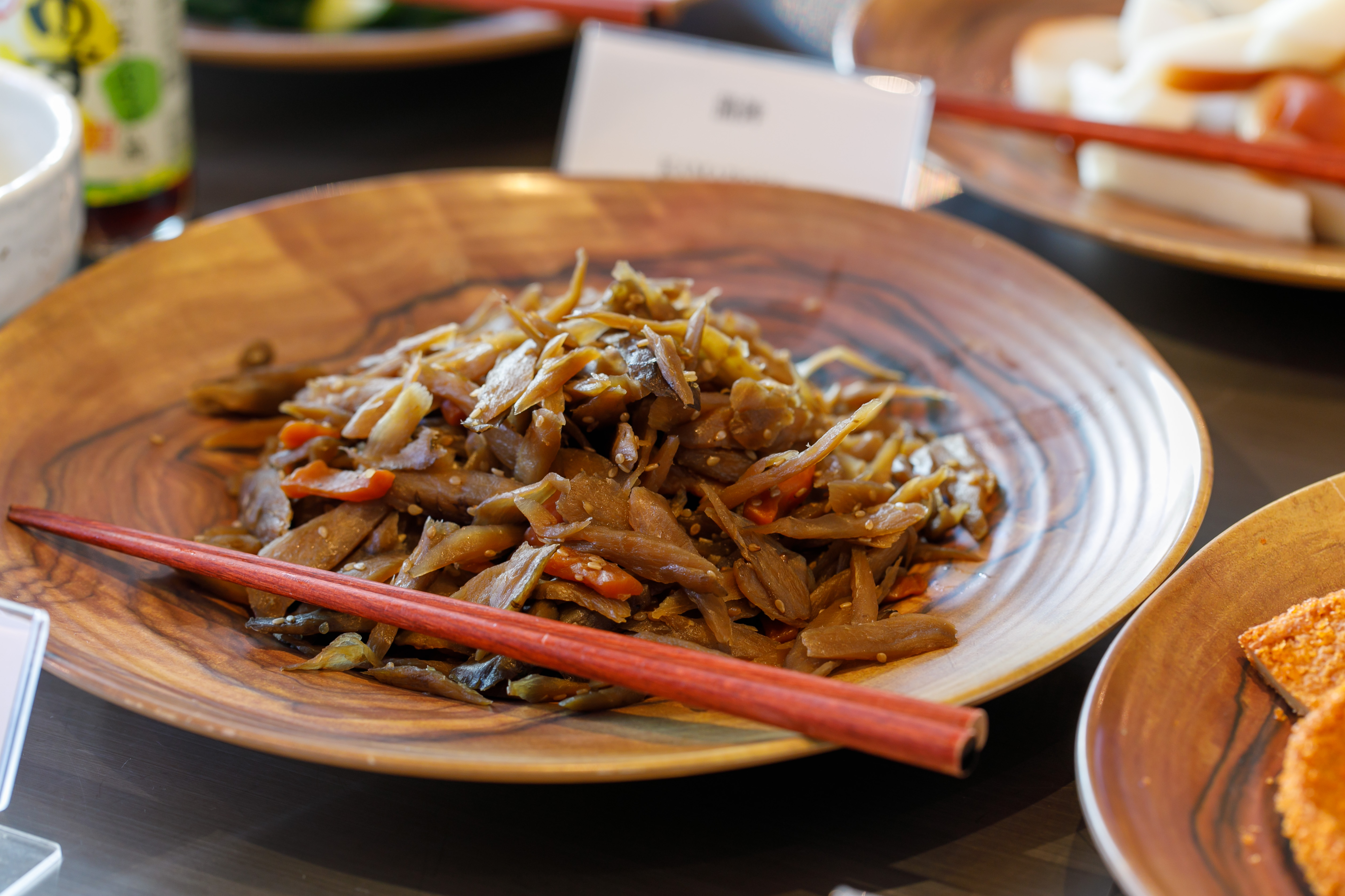 朝食：和洋バイキング　「きんぴらごぼう」