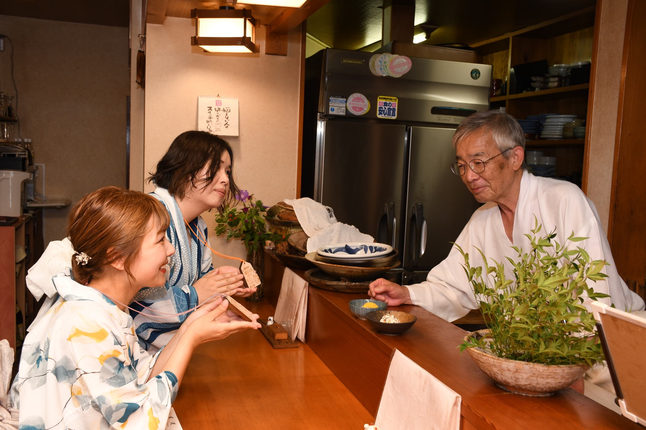 （女性限定）（朝食付）食の通行手形＆浴衣を借りて1ドリンク券付プラン