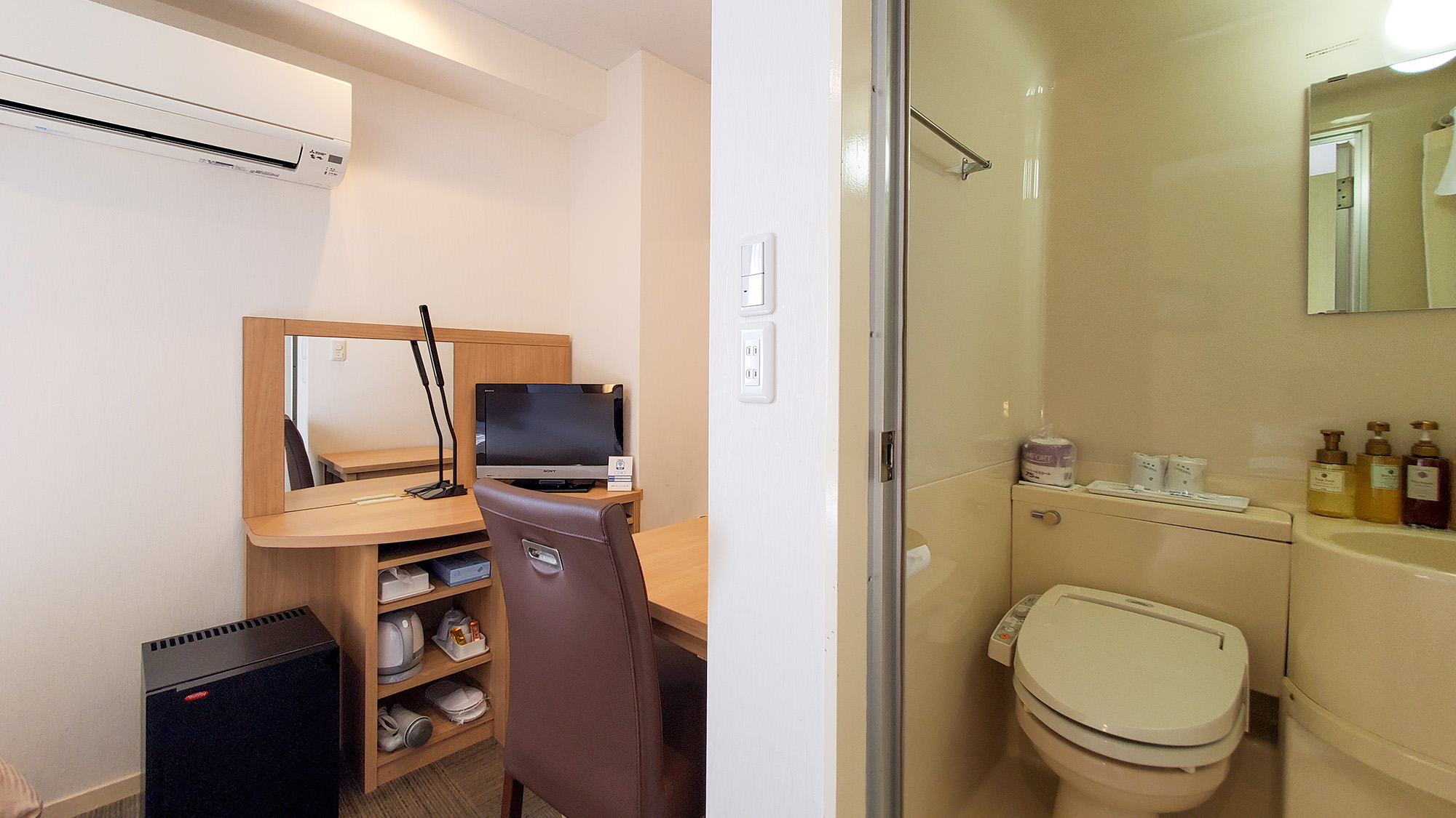 #ツイン　ツイン全室ユニットバス付のお部屋です。