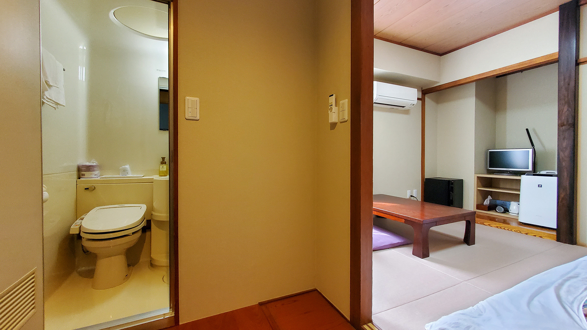 #和室　茨城の旅の疲れは和室でリフレッシュ。温かい布団でぐっすりとお休みください。