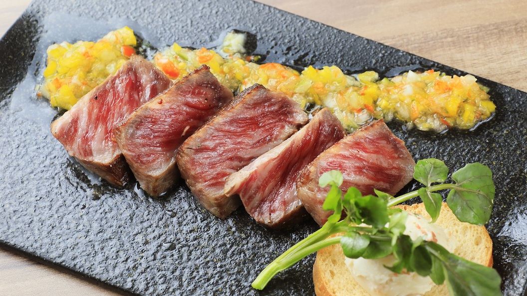 【ご夕食】仙台牛ステーキ　※一例