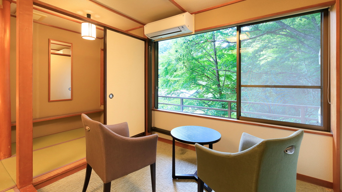 【和ツイン】窓の外には鳴子の自然が広がります