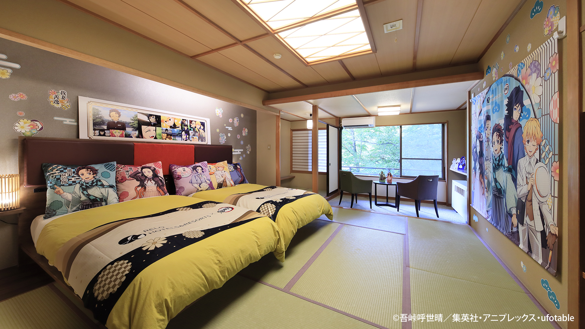 「鬼滅の刃」コラボルーム　装飾イメージ