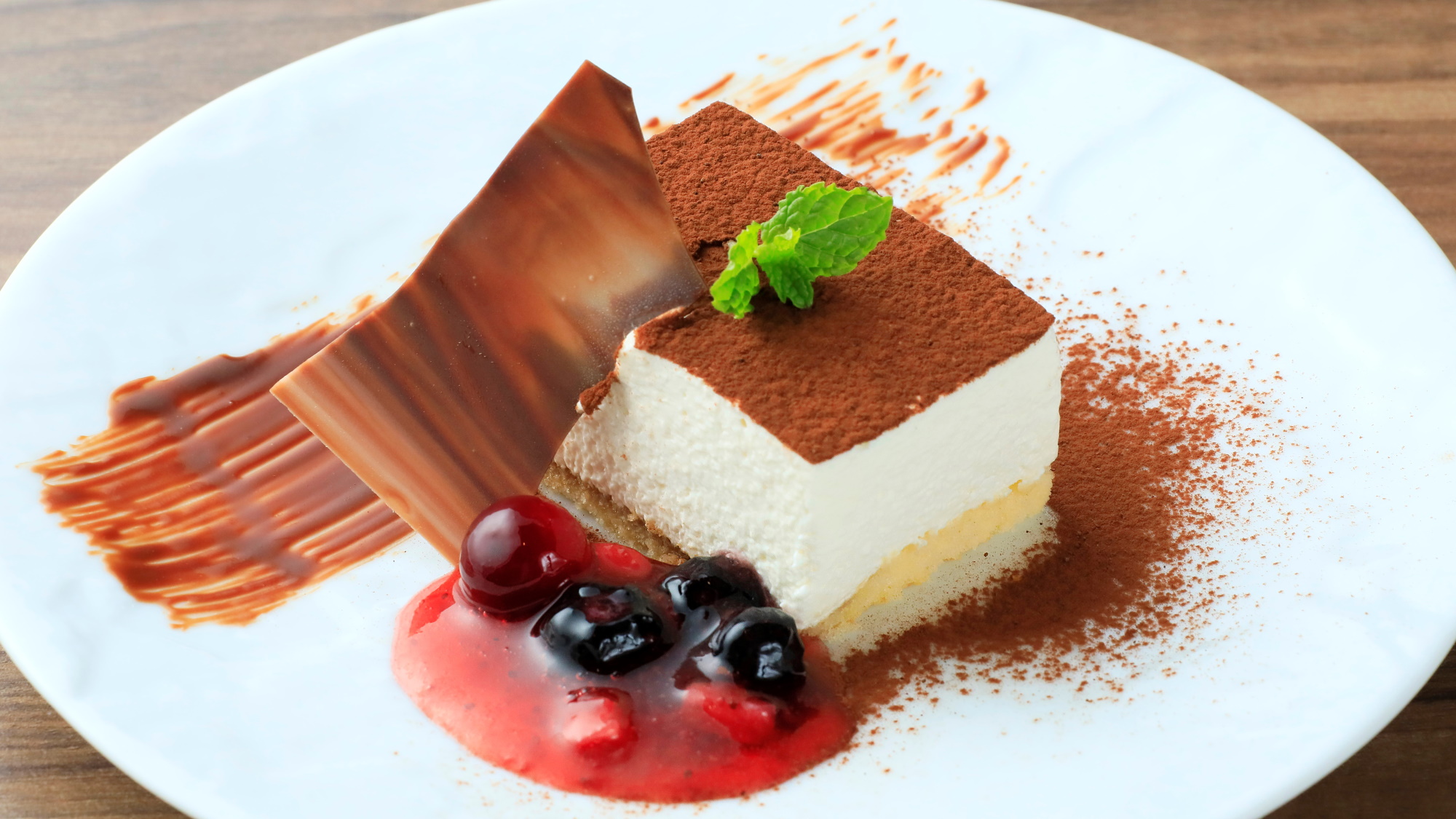 【夕食】デザートのティラミス