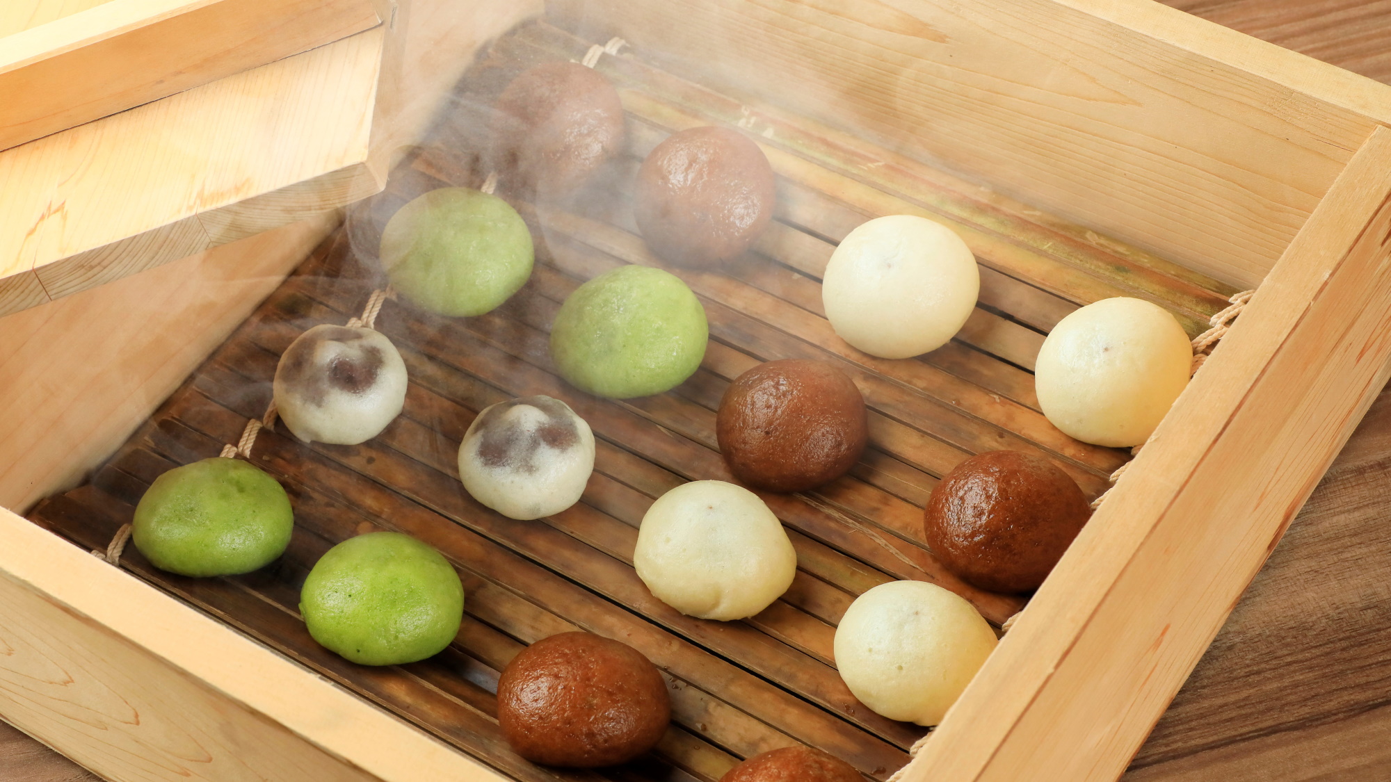 【サービス】せいろ蒸しのまんじゅう（15：00～17：00）