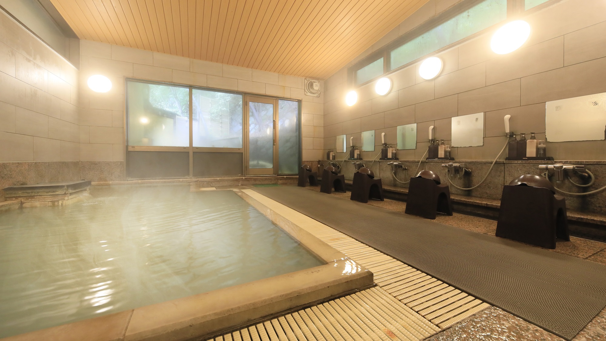 【大浴場（男性）】奥州三名湯のひとつ鳴子温泉