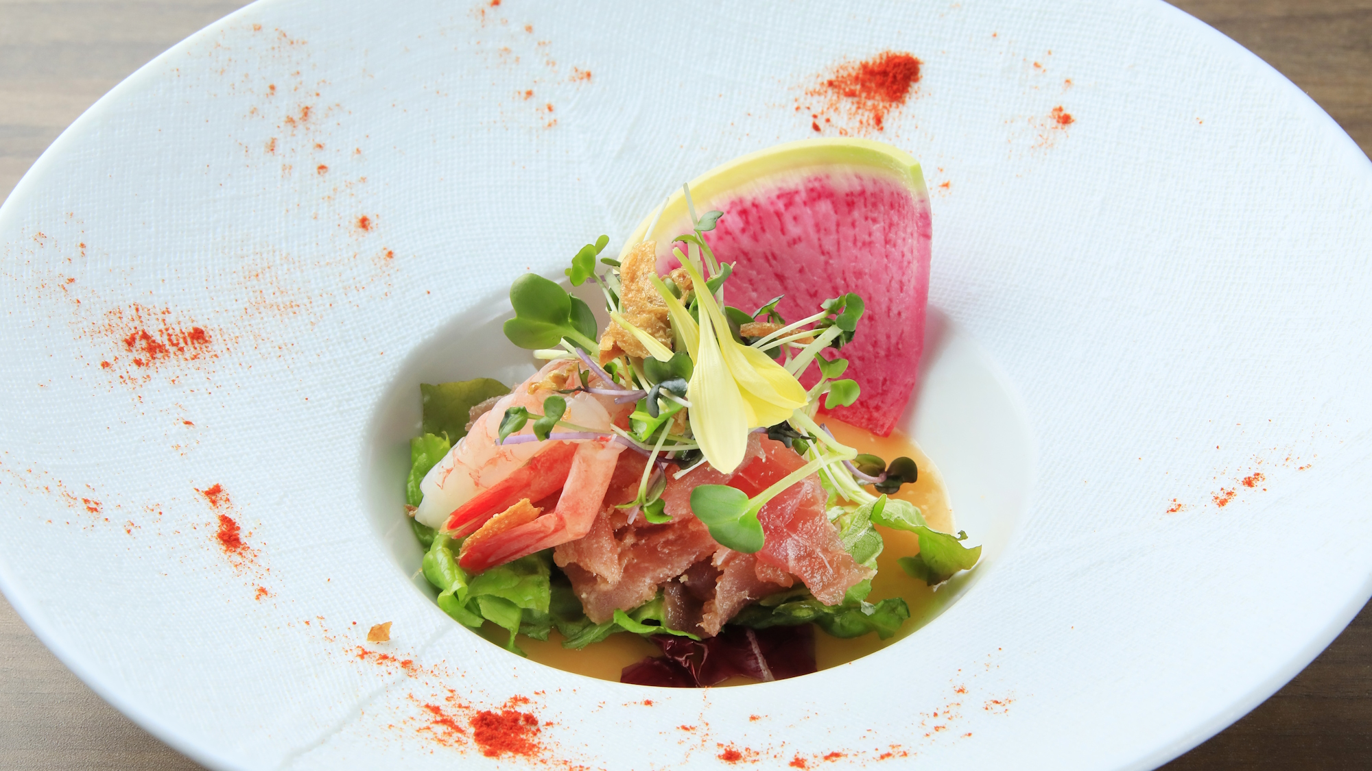 【夕食】新鮮なお造り