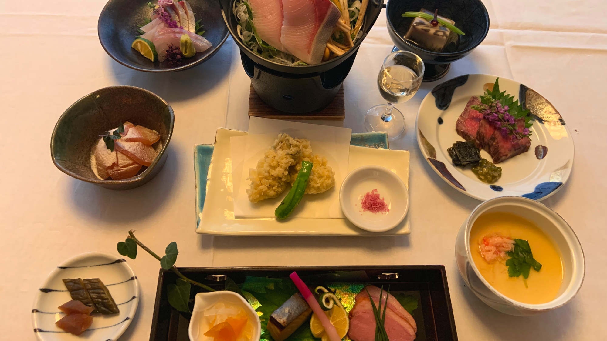 【2食付】温泉満喫♪夕食はスタンダード冬会席　楽彩