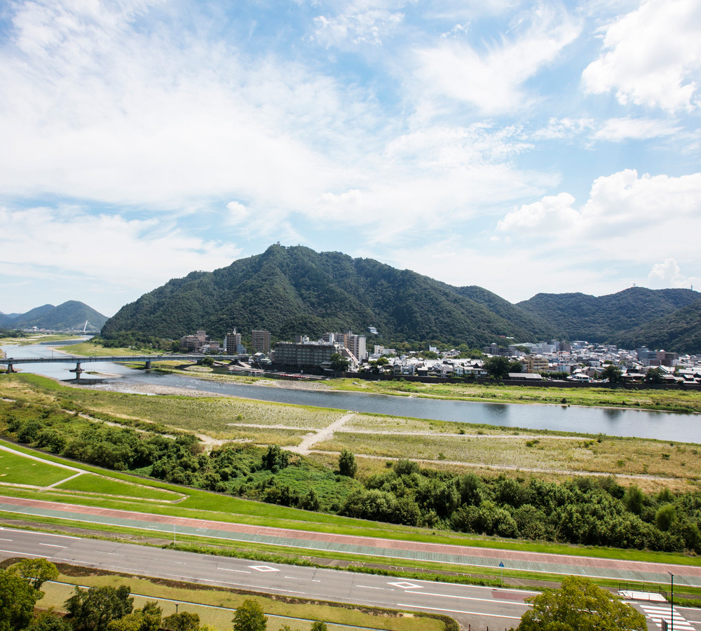 長良川と金華山