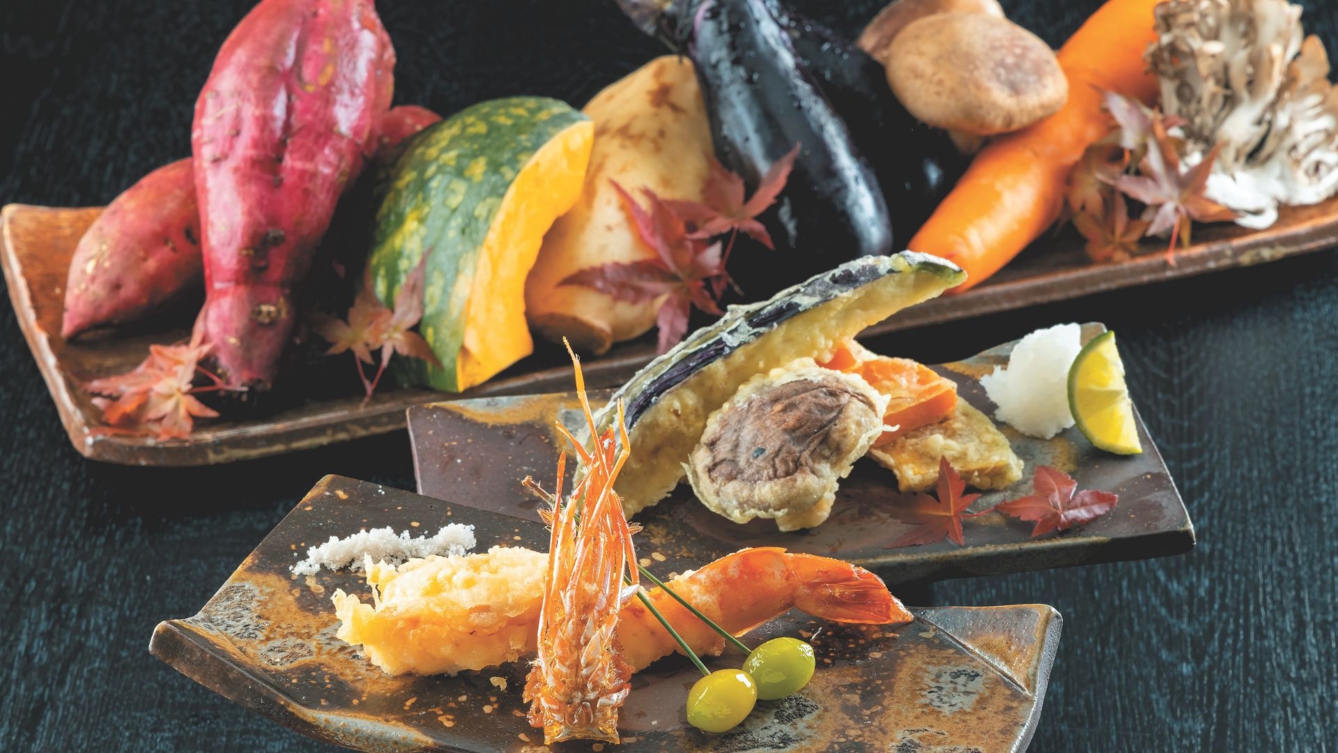 【夕食付】＜大好評＞料理長が目の前で揚げる「お座敷天ぷら」懐石コース【クラブラウンジアクセス付】