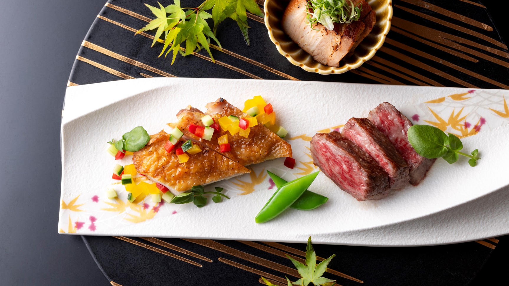 【錦の舞懐石／竹】御造りや香川ブランド「オリーブ牛」を贅沢に【夕食付／クラブラウンジアクセス付】